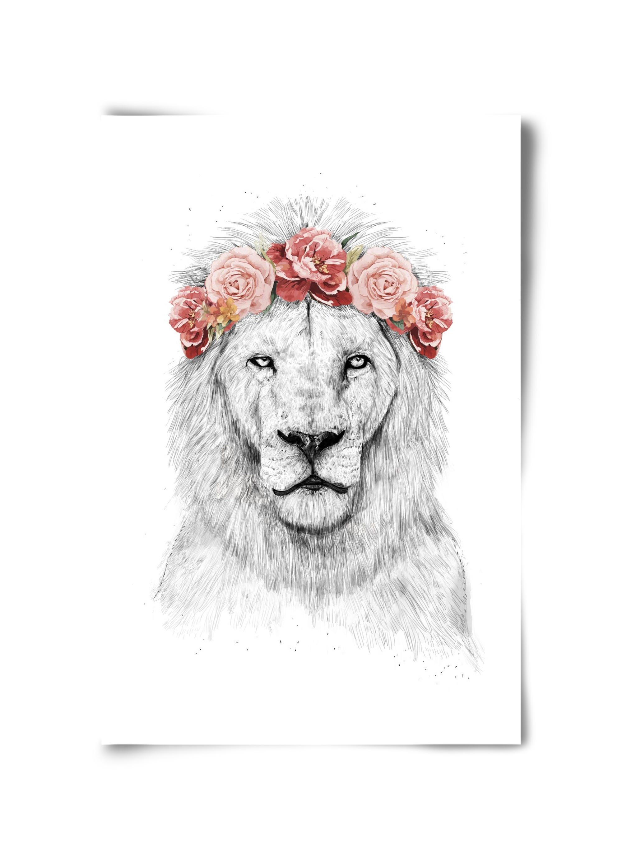 Festival lion, 30x45 cm, Keret nélkül
