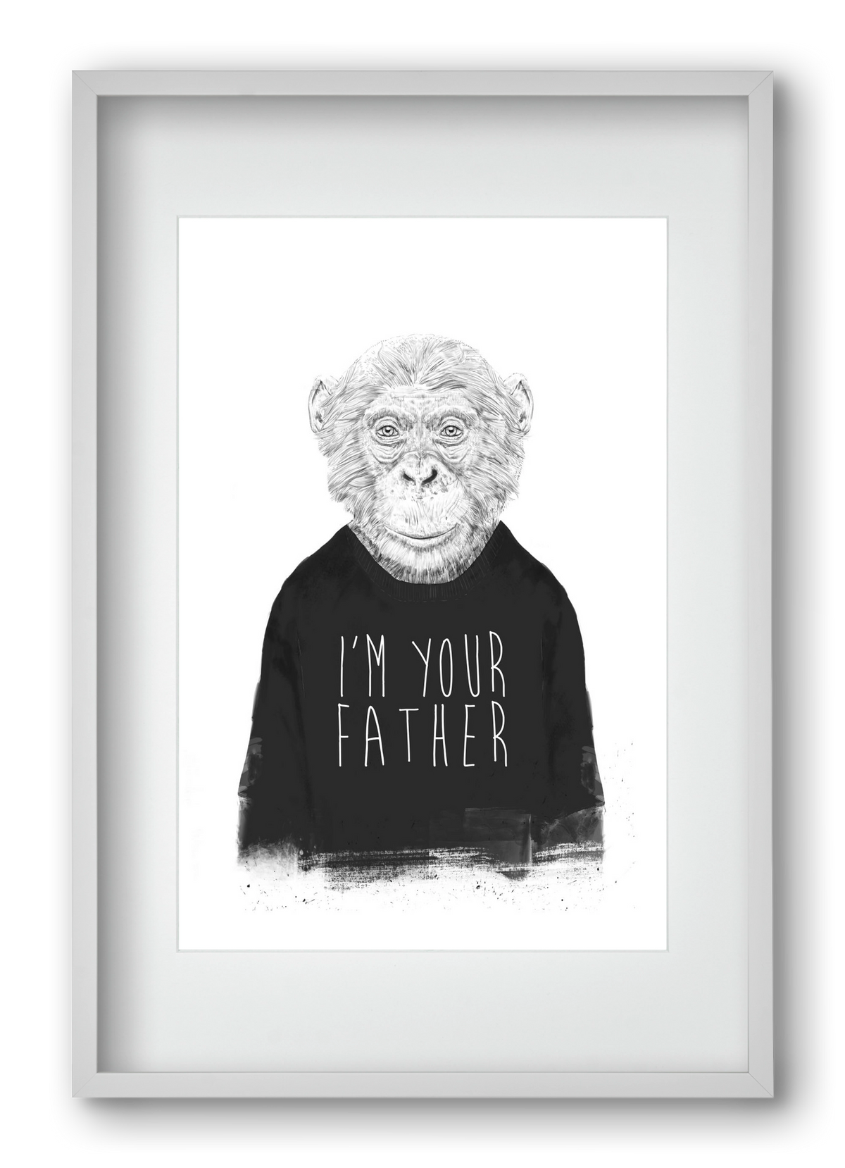 I'm your father, 40x60 cm (30x45 cm), Fehér keret, paszpartuval