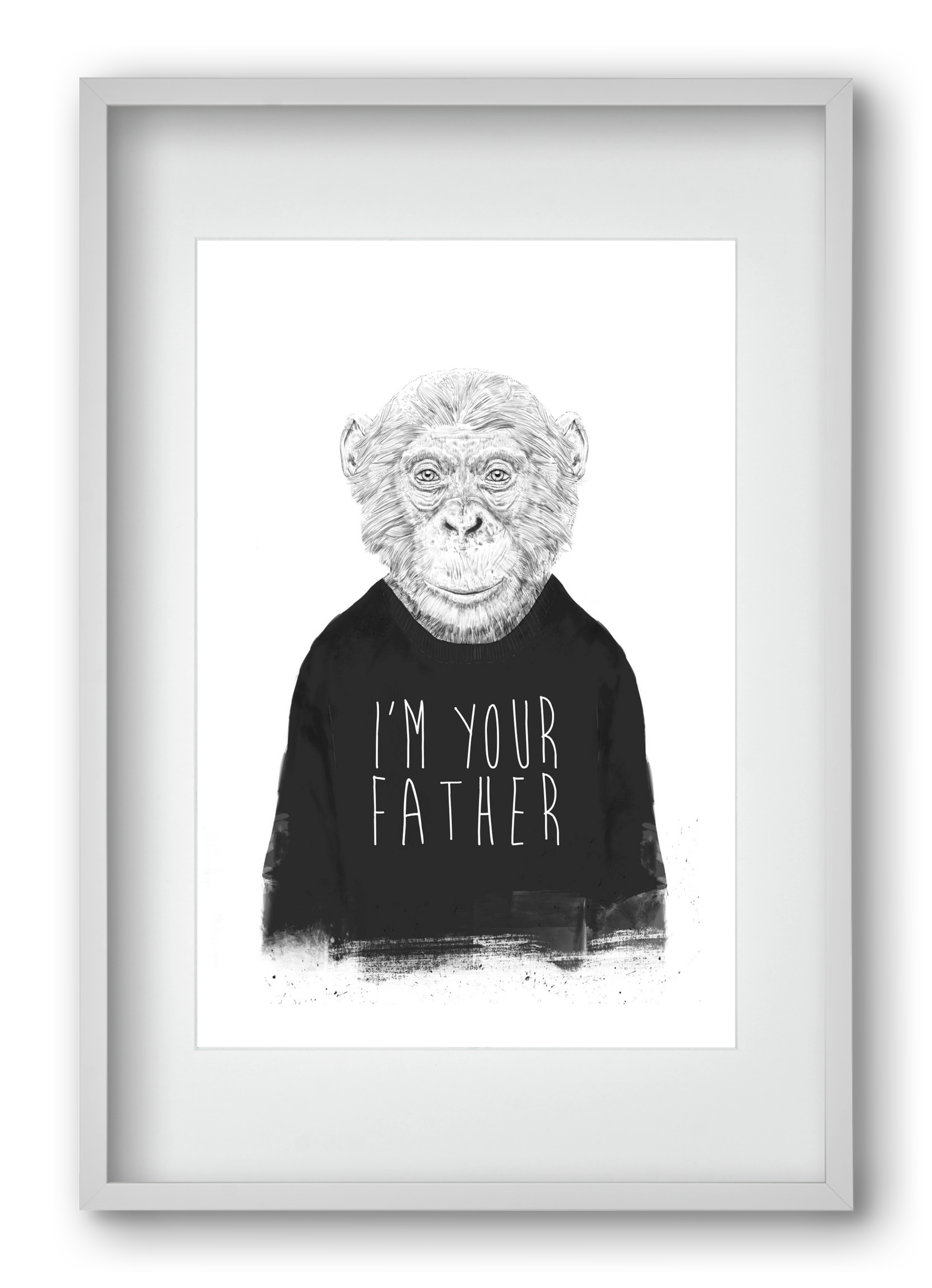 I'm your father, 40x60 cm (30x45 cm), Fehér keret, paszpartuval