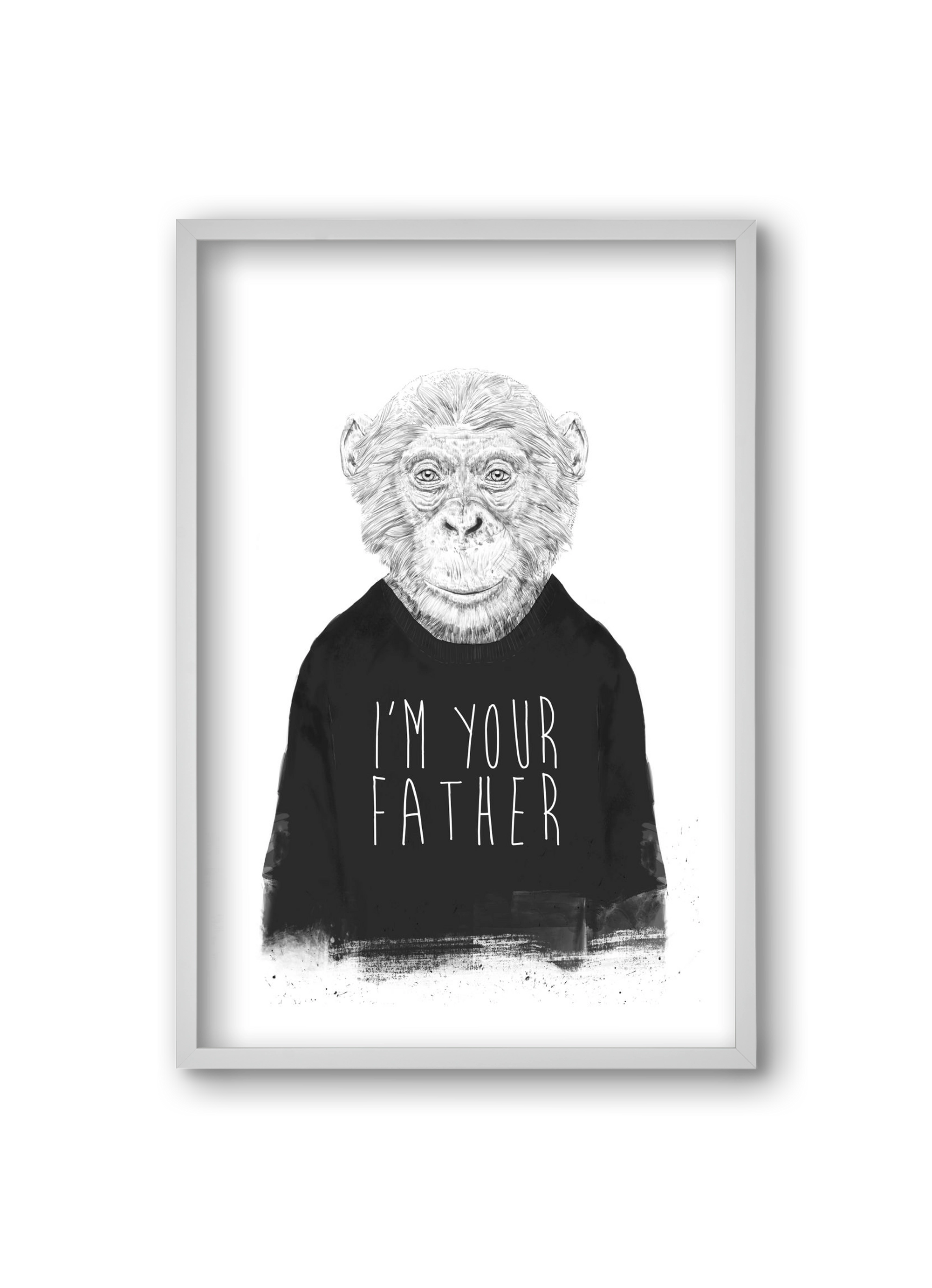 I'm your father, 20x30 cm (20x30 cm), Fehér keret