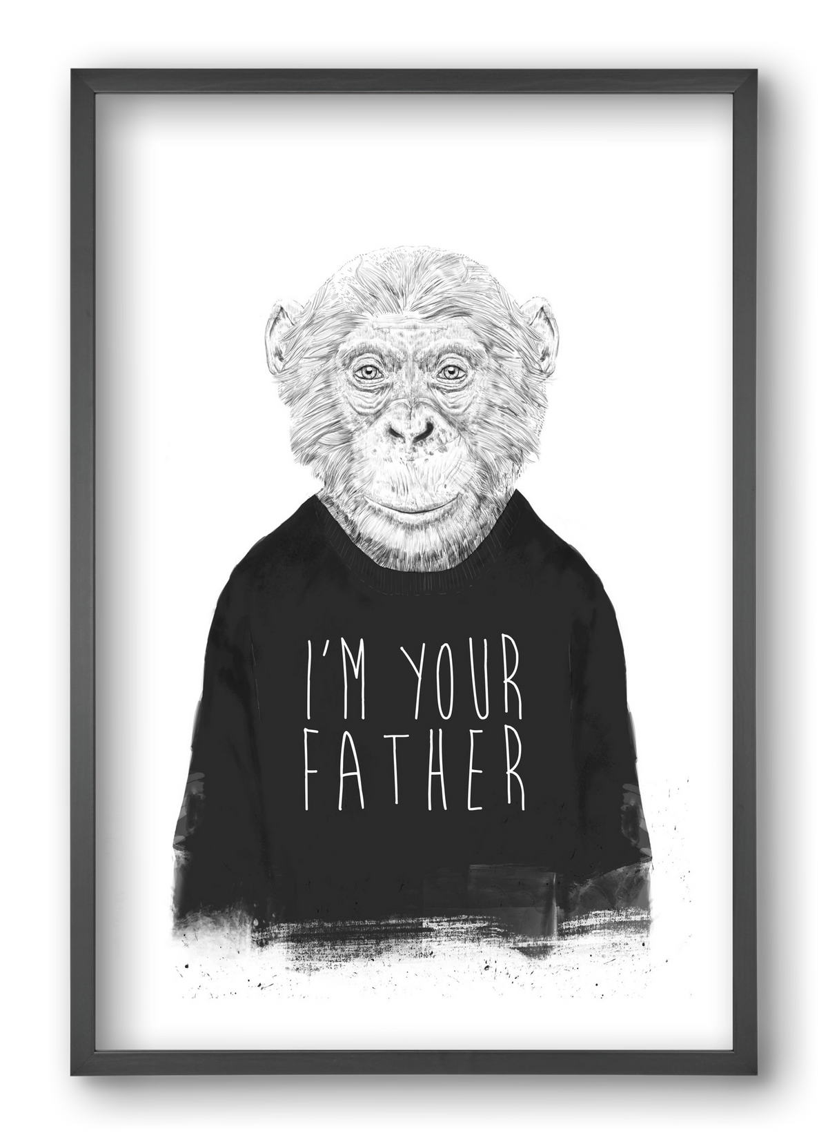 I'm your father, 40x60 cm (40x60 cm), Fekete keret