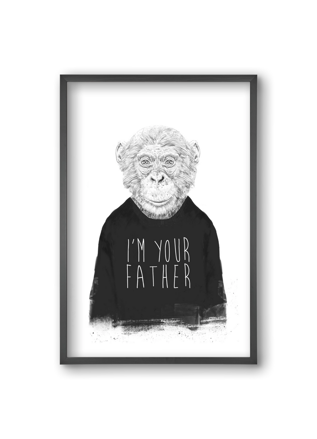 I'm your father, 20x30 cm (20x30 cm), Fekete keret