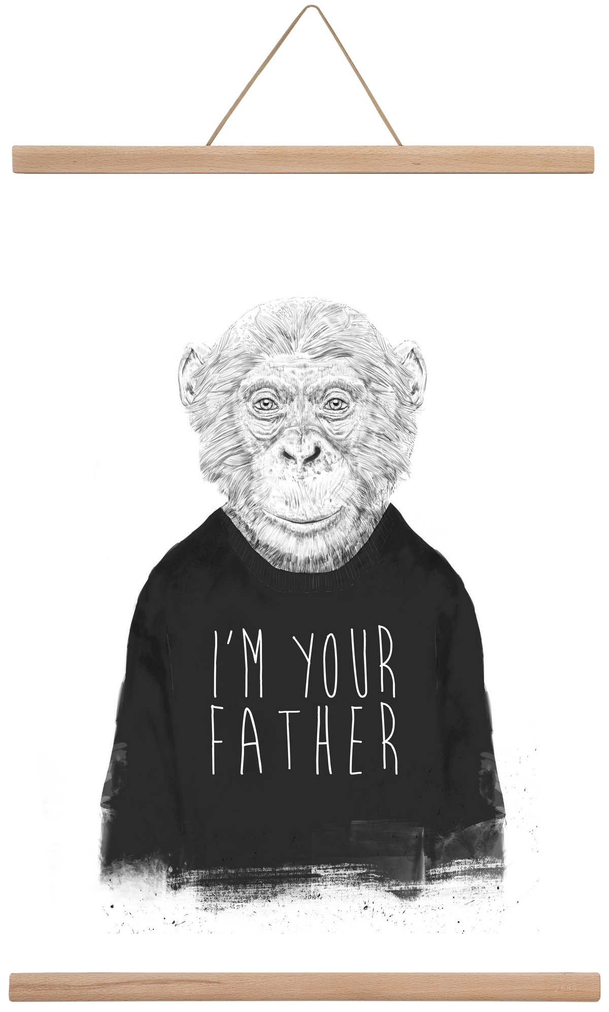 I'm your father, 40x60 cm (40x60 cm), Tölgy akasztó