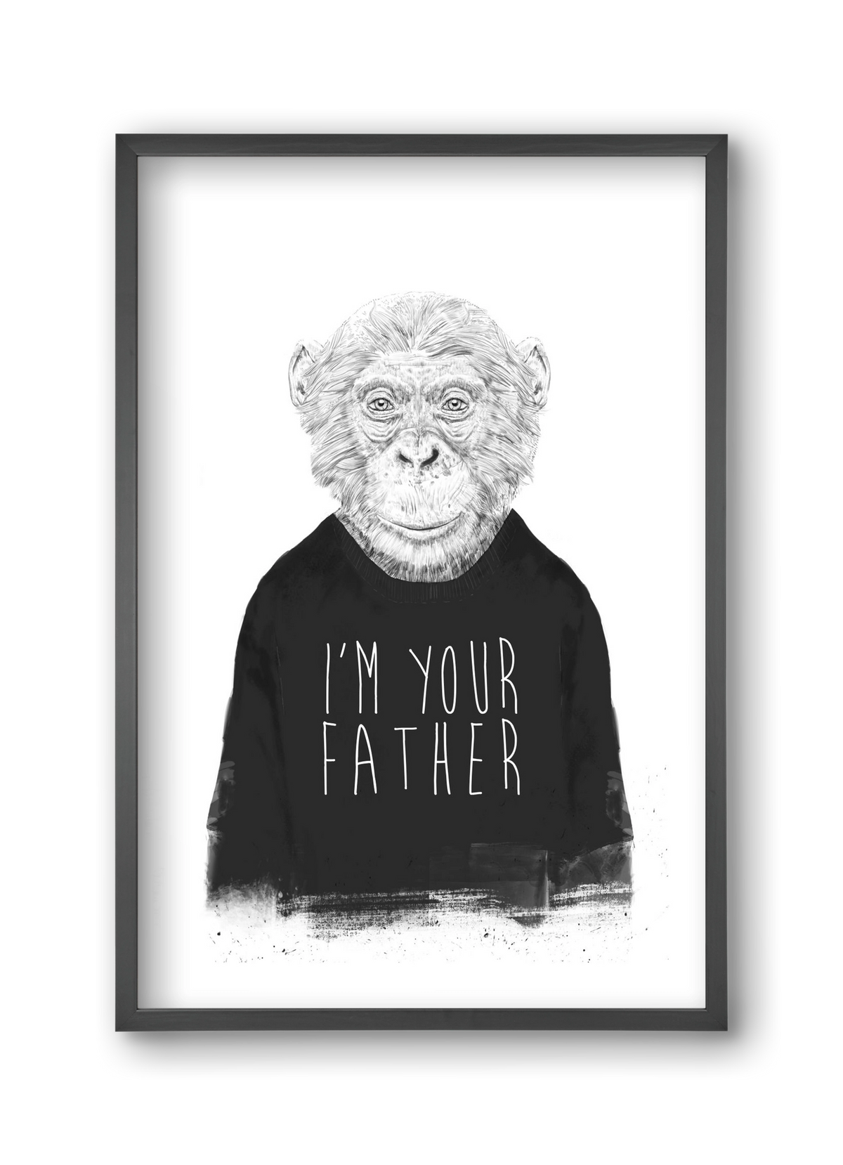 I'm your father, 30x45 cm (30x45 cm), Fekete keret