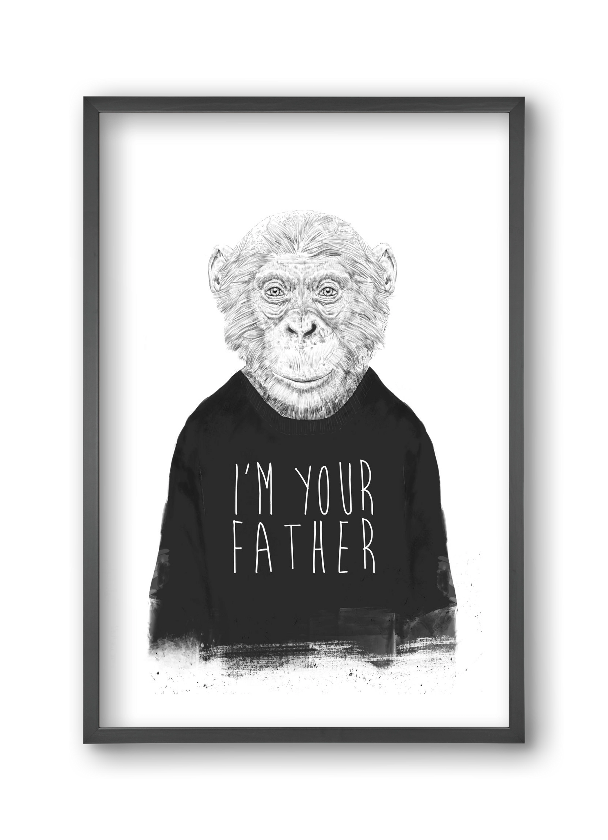 I'm your father, 30x45 cm (30x45 cm), Fekete keret