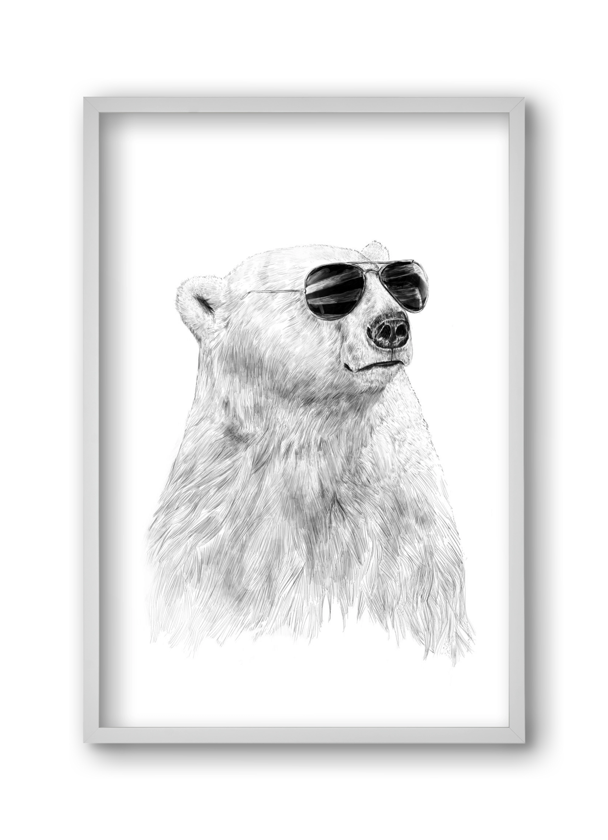 Don't let the sun go down, 30x45 cm (30x45 cm), Fehér keret