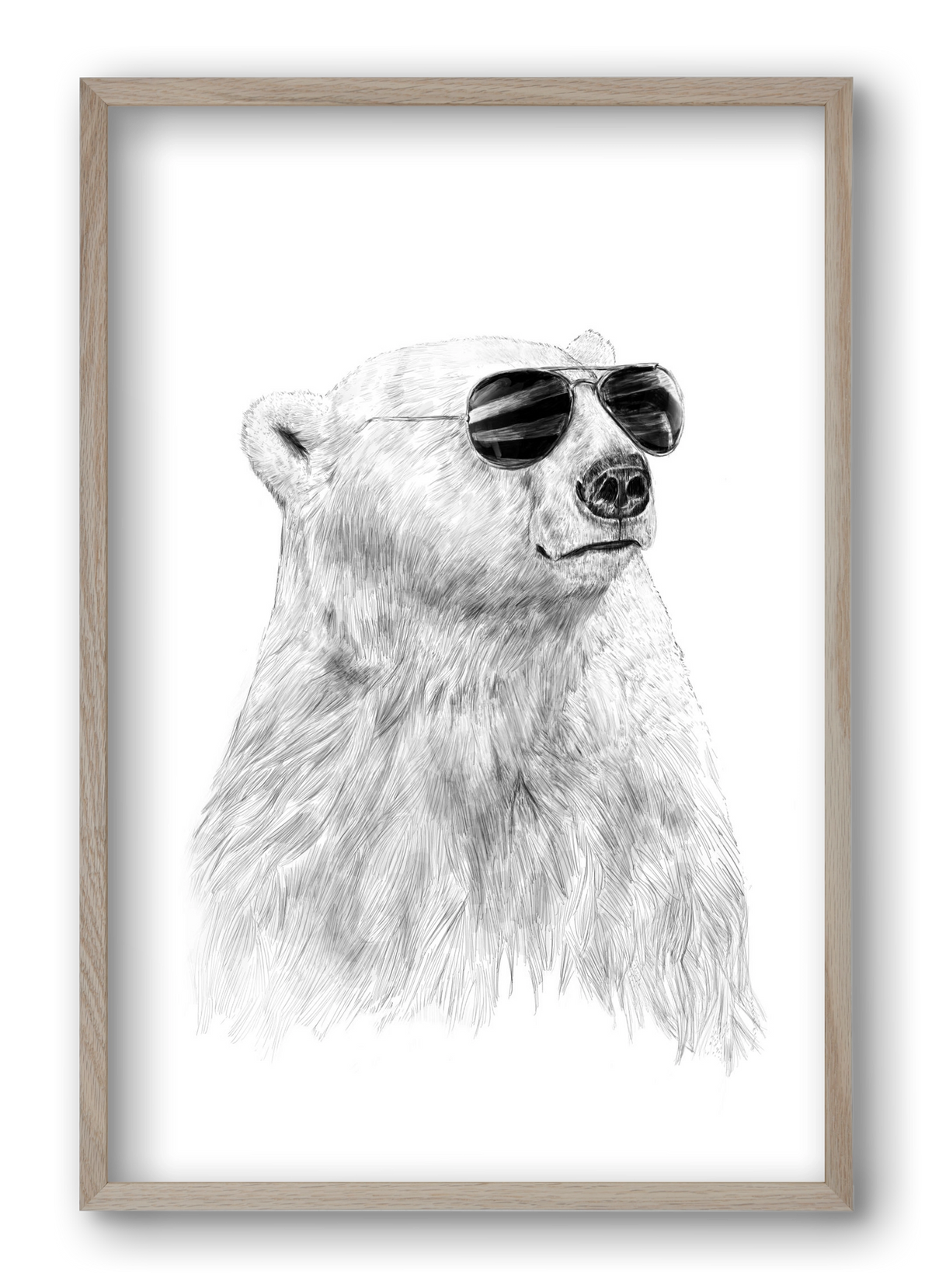 Don't let the sun go down, 40x60 cm (40x60 cm), Tölgy keret