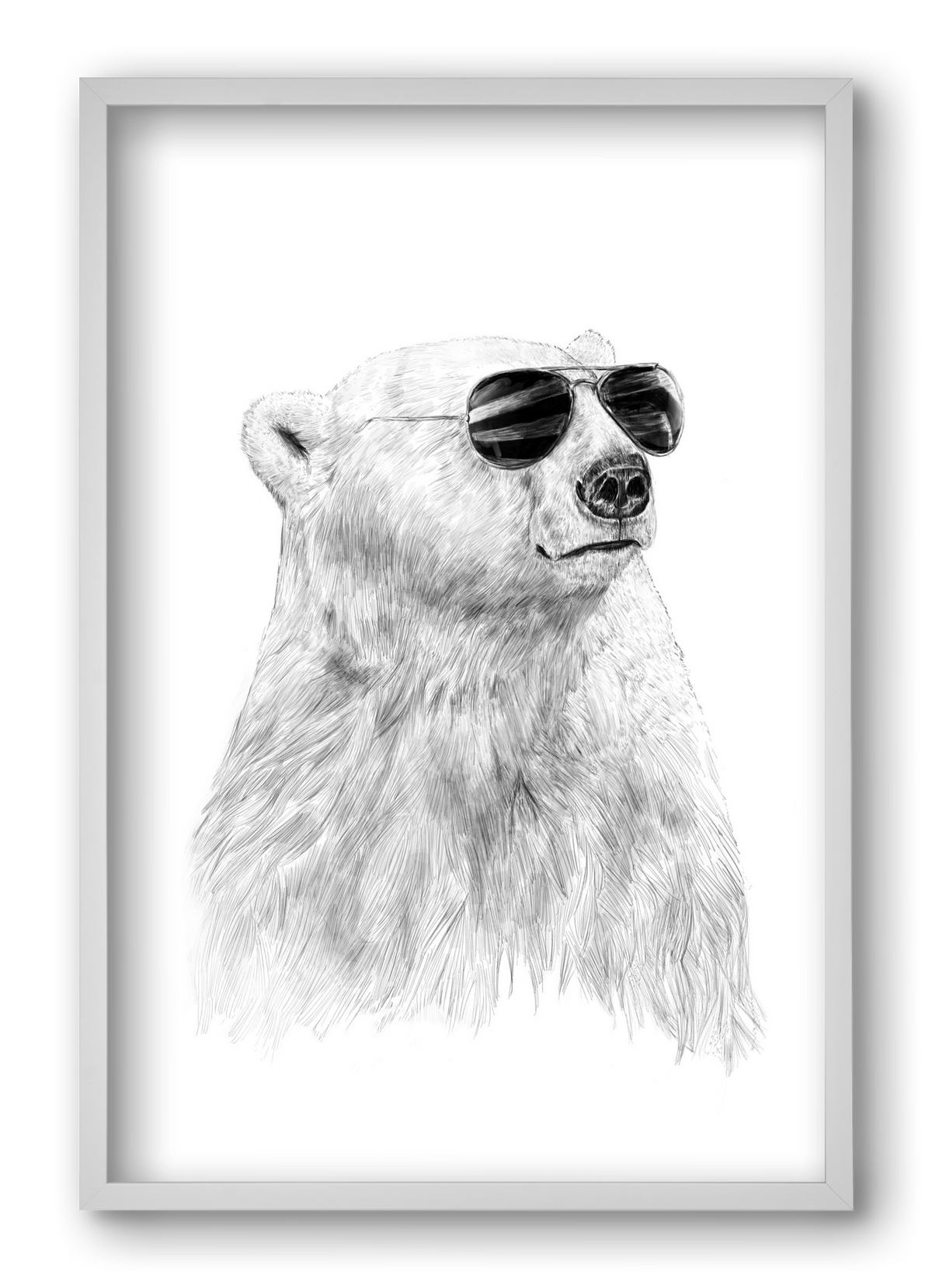 Don't let the sun go down, 40x60 cm (40x60 cm), Fehér keret