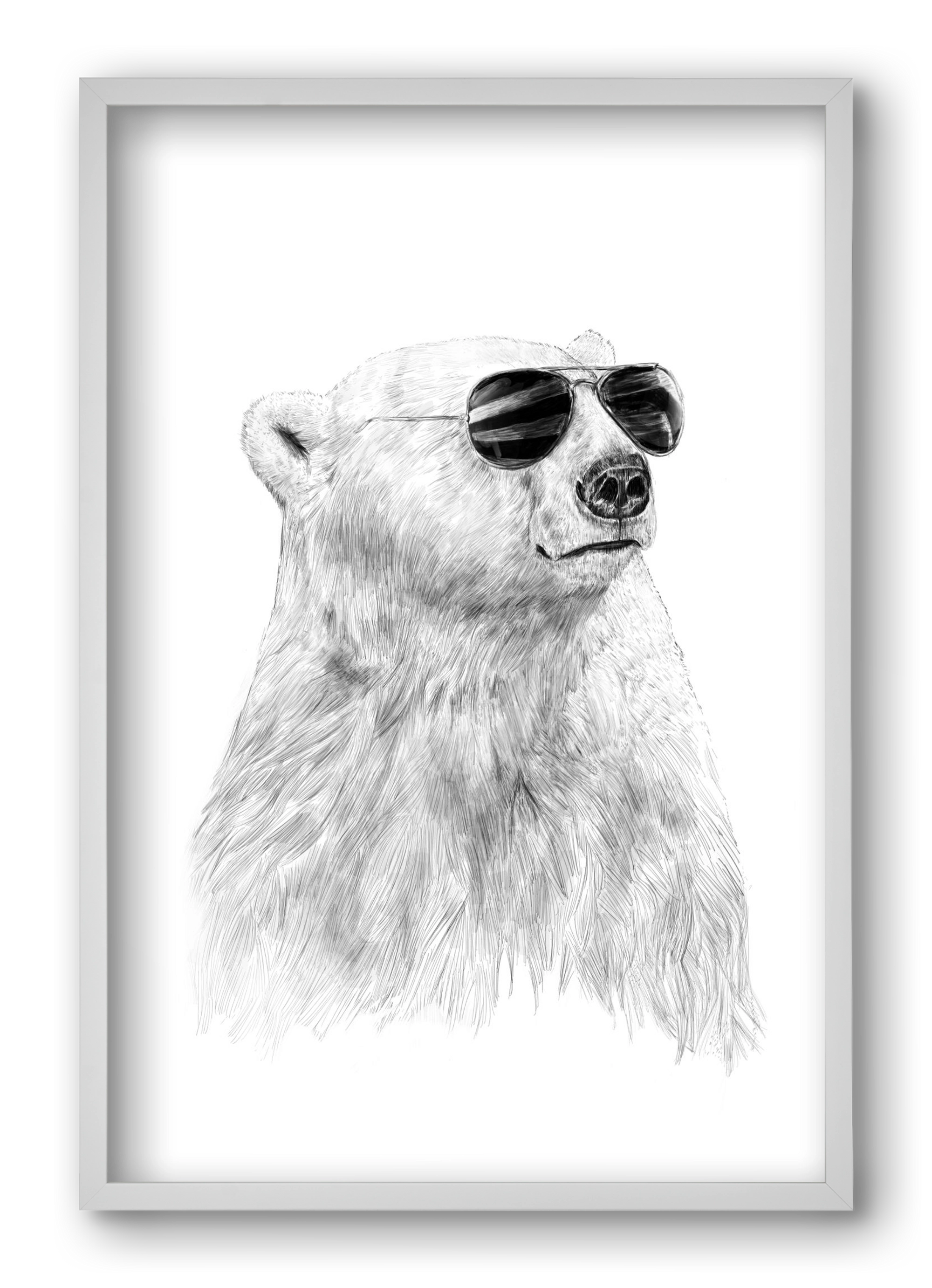 Don't let the sun go down, 40x60 cm (40x60 cm), Fehér keret