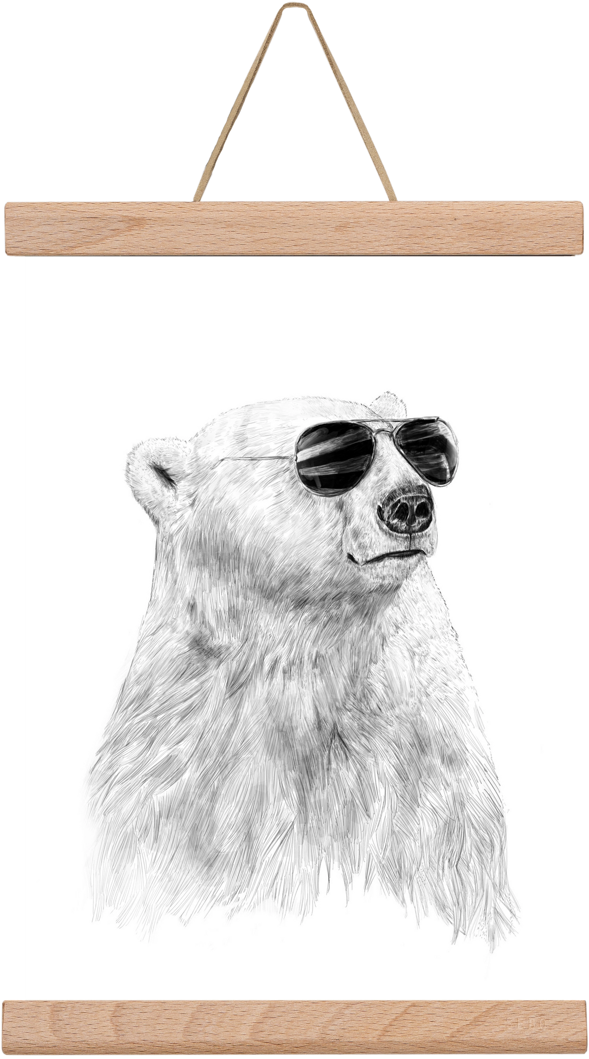 Don't let the sun go down, 20x30 cm (20x30 cm), Tölgy akasztó