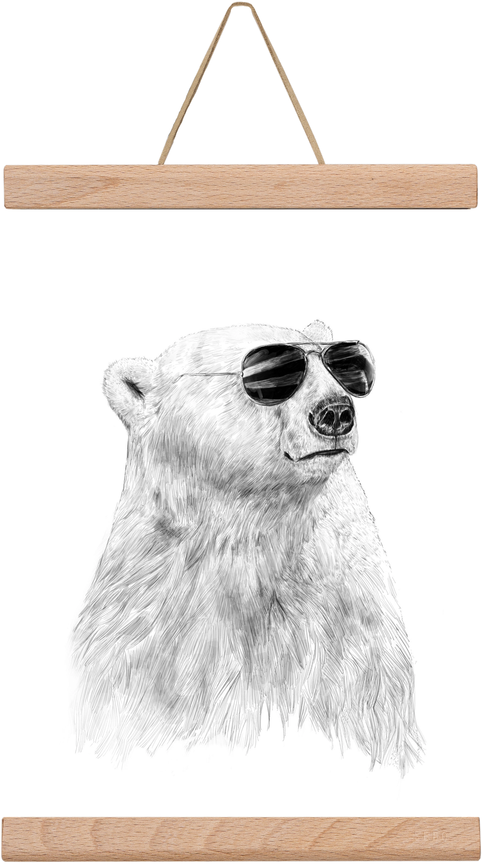 Don't let the sun go down, 20x30 cm (20x30 cm), Tölgy akasztó