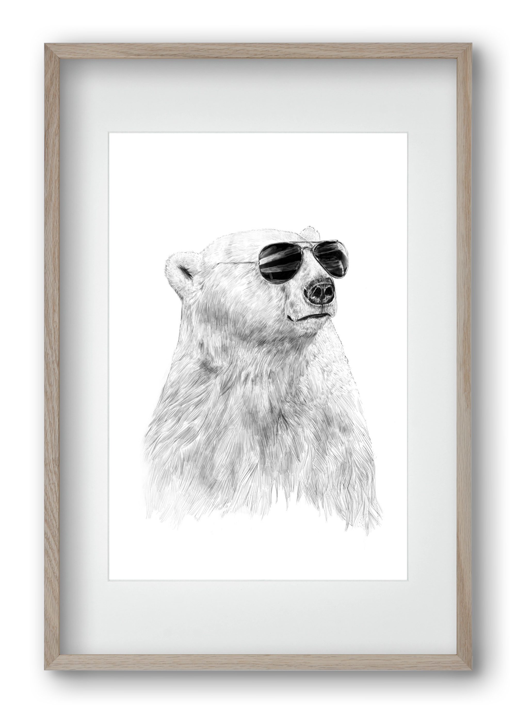 Don't let the sun go down, 40x60 cm (30x45 cm), Tölgy keret, paszpartuval