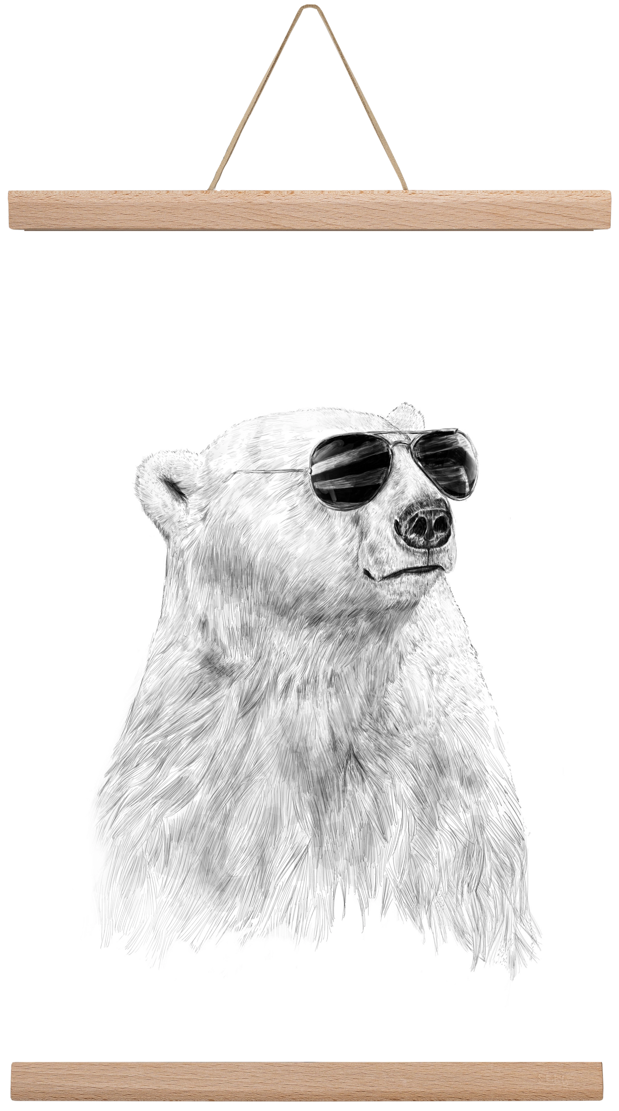 Don't let the sun go down, 30x45 cm (30x45 cm), Tölgy akasztó