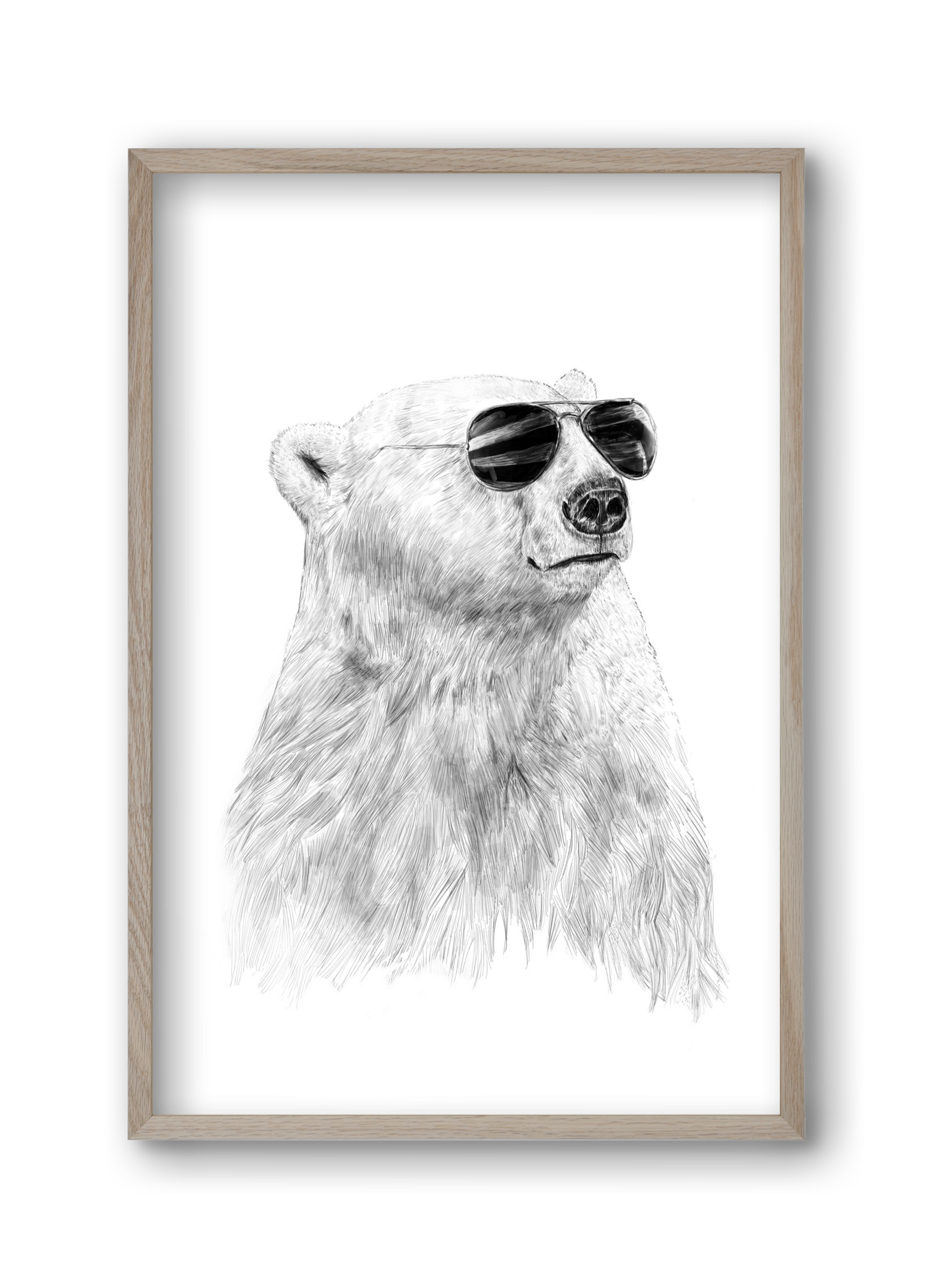 Don't let the sun go down, 30x45 cm (30x45 cm), Tölgy keret