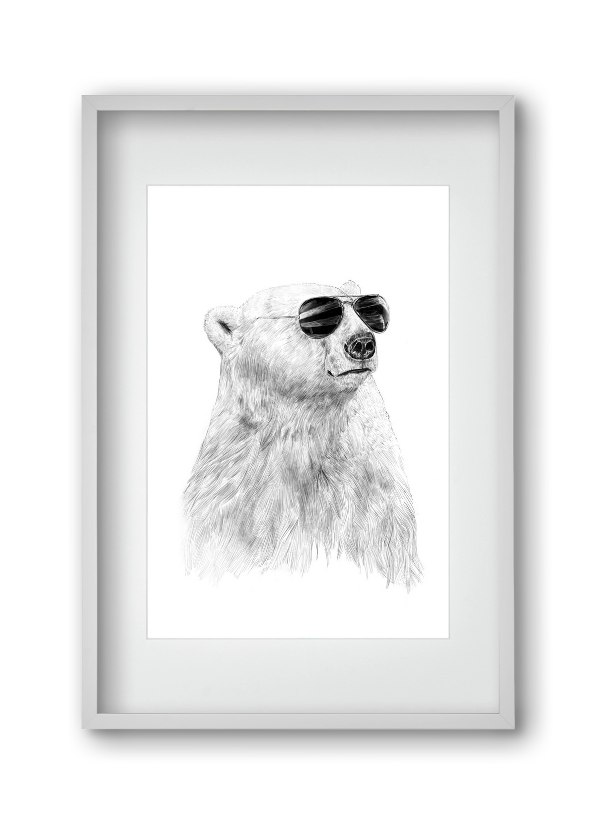 Don't let the sun go down, 30x45 cm (20x30 cm), Fehér keret, paszpartuval