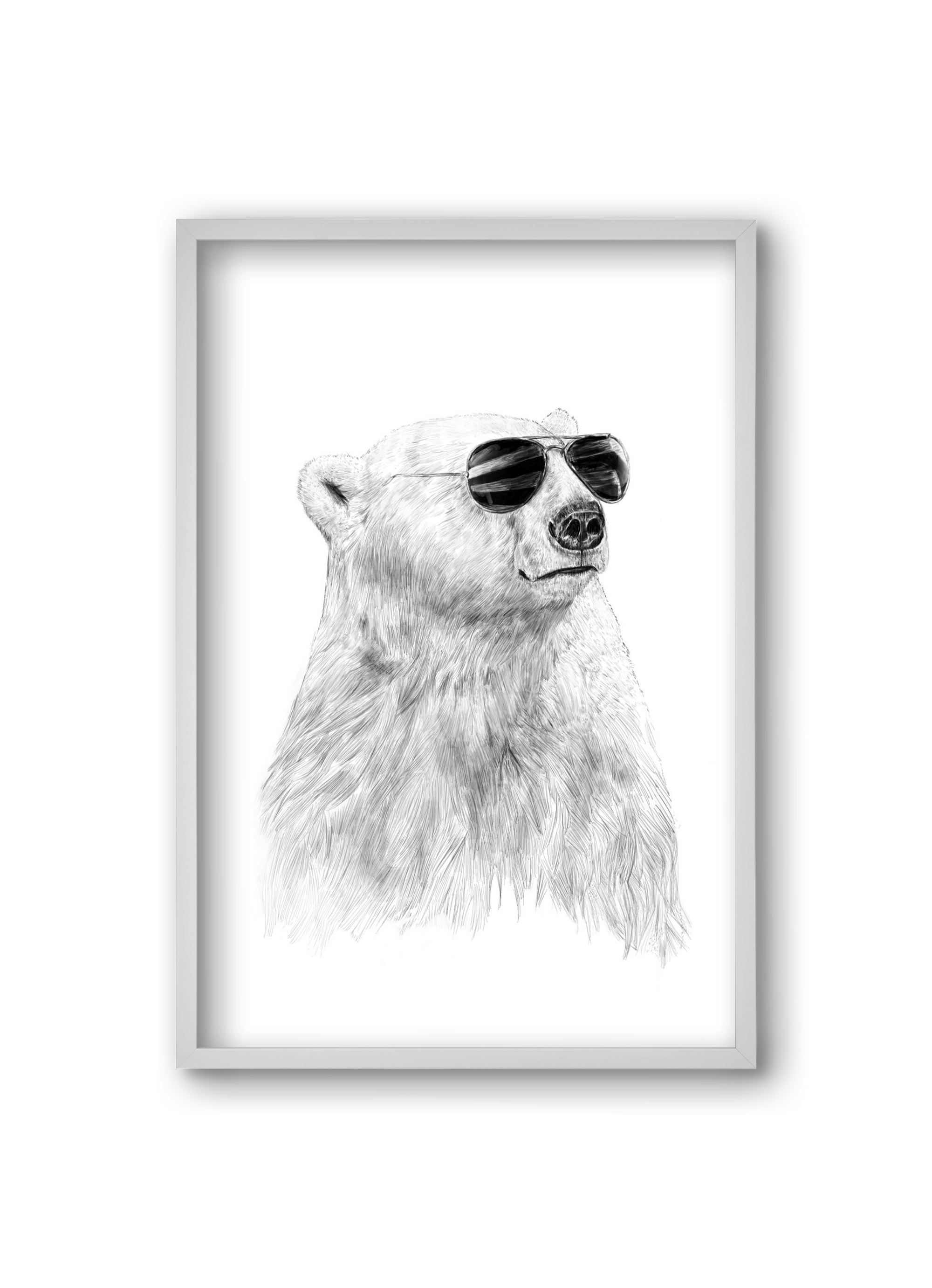 Don't let the sun go down, 20x30 cm (20x30 cm), Fehér keret