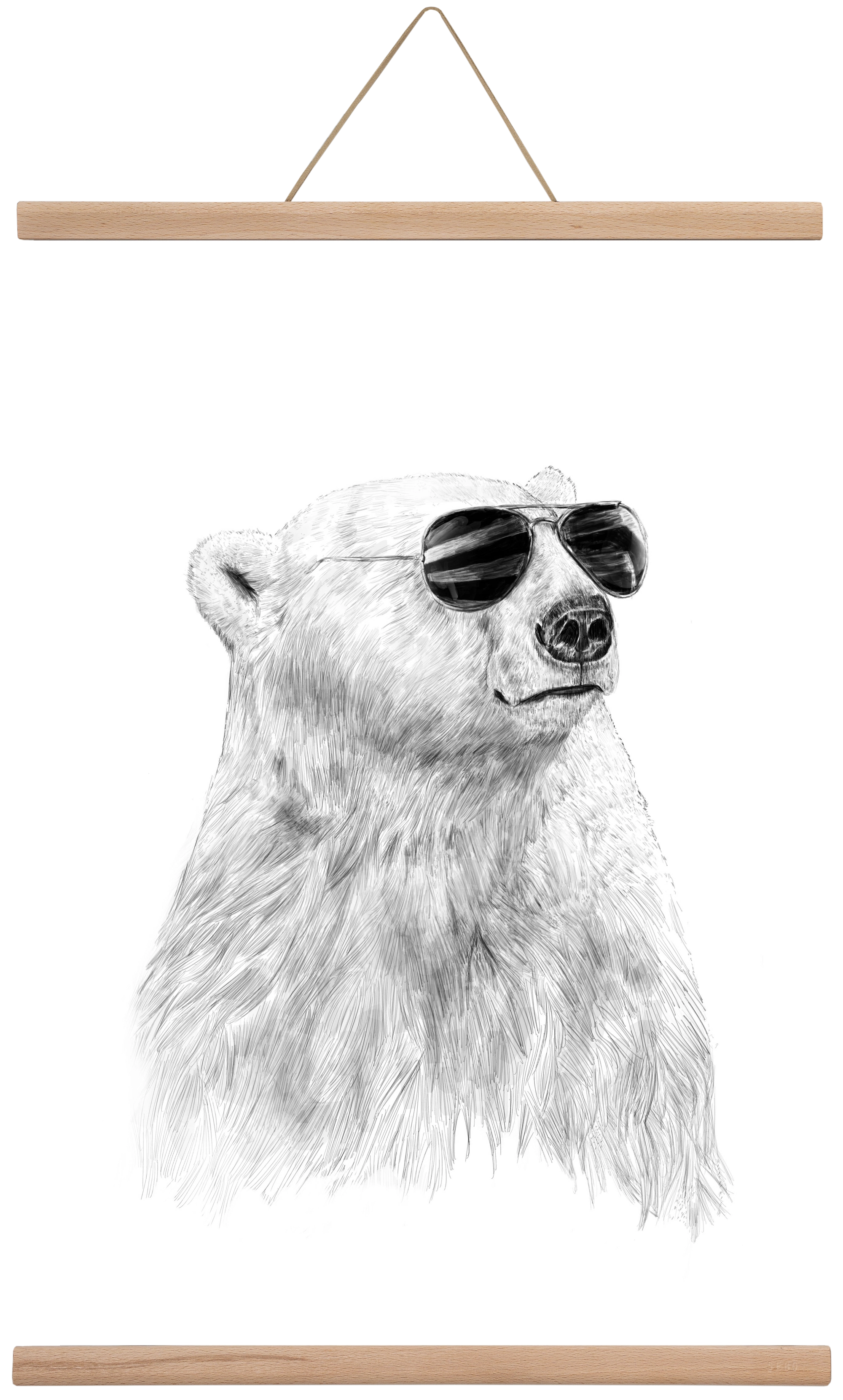 Don't let the sun go down, 40x60 cm (40x60 cm), Tölgy akasztó