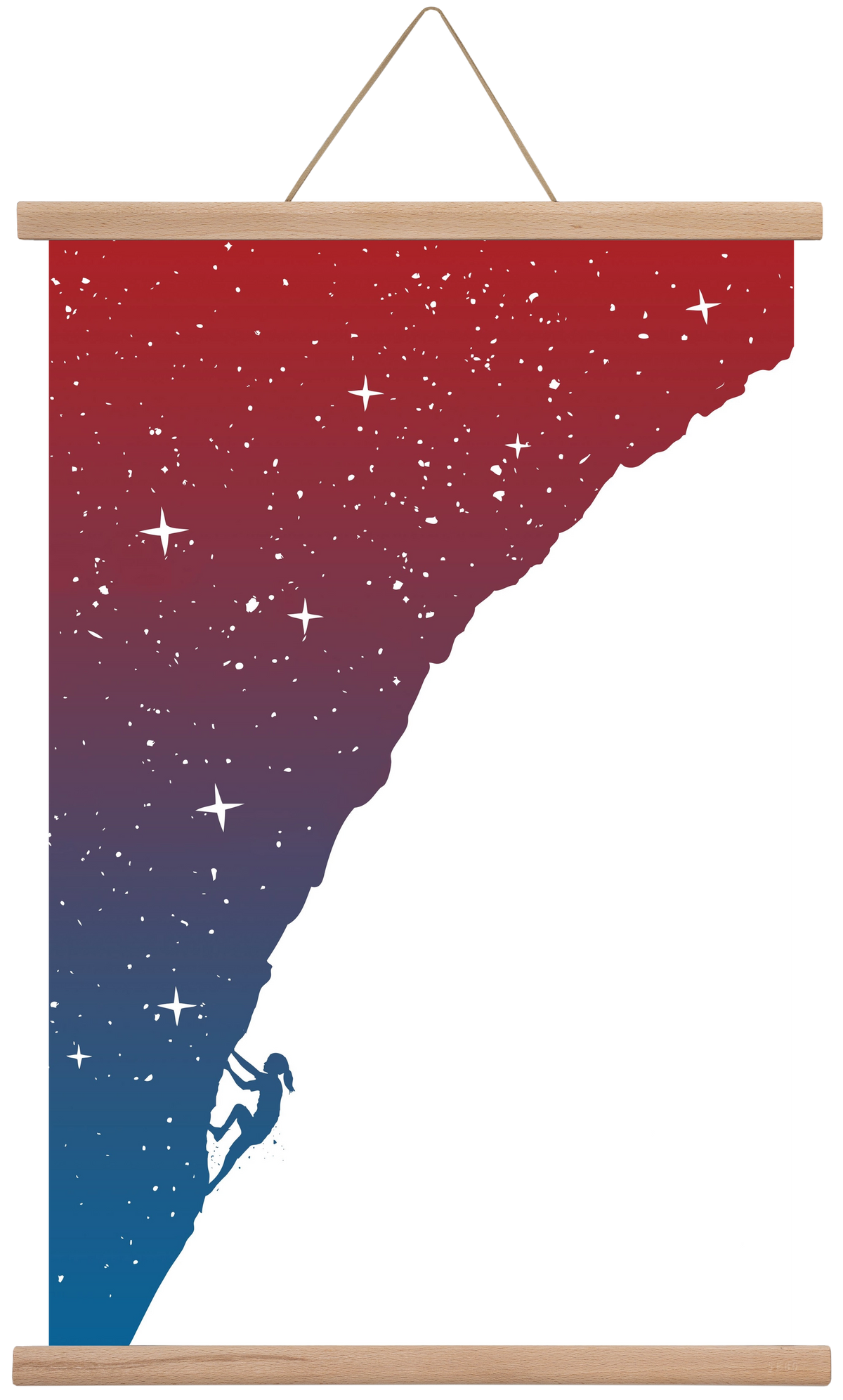 Night climbing, 40x60 cm (40x60 cm), Tölgy akasztó