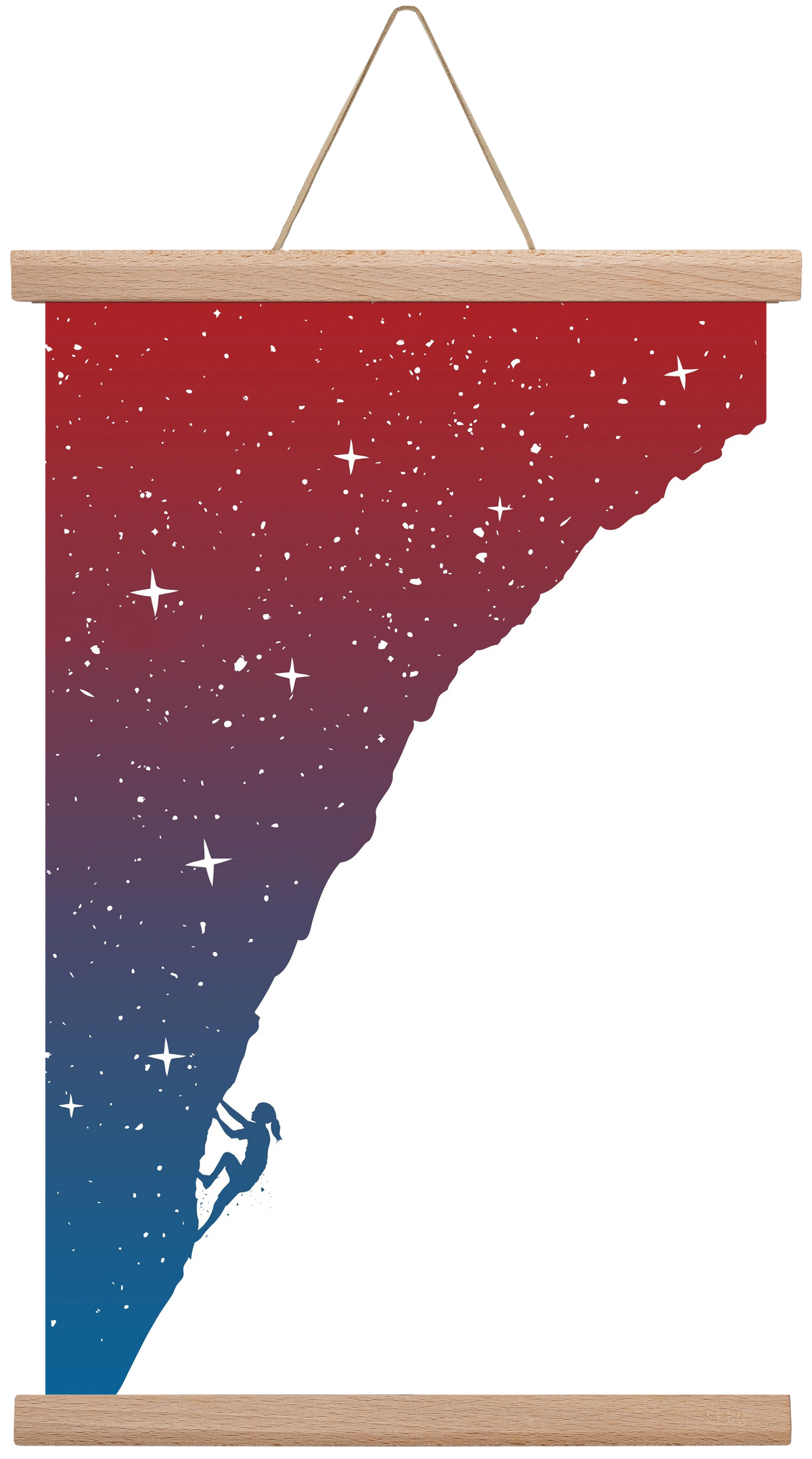 Night climbing, 30x45 cm (30x45 cm), Tölgy akasztó