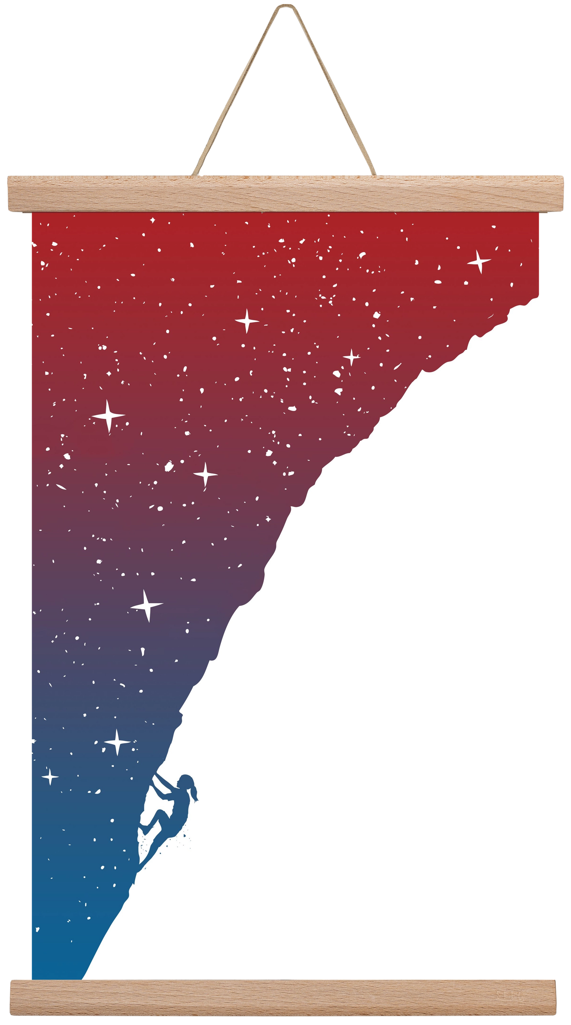 Night climbing, 30x45 cm (30x45 cm), Tölgy akasztó