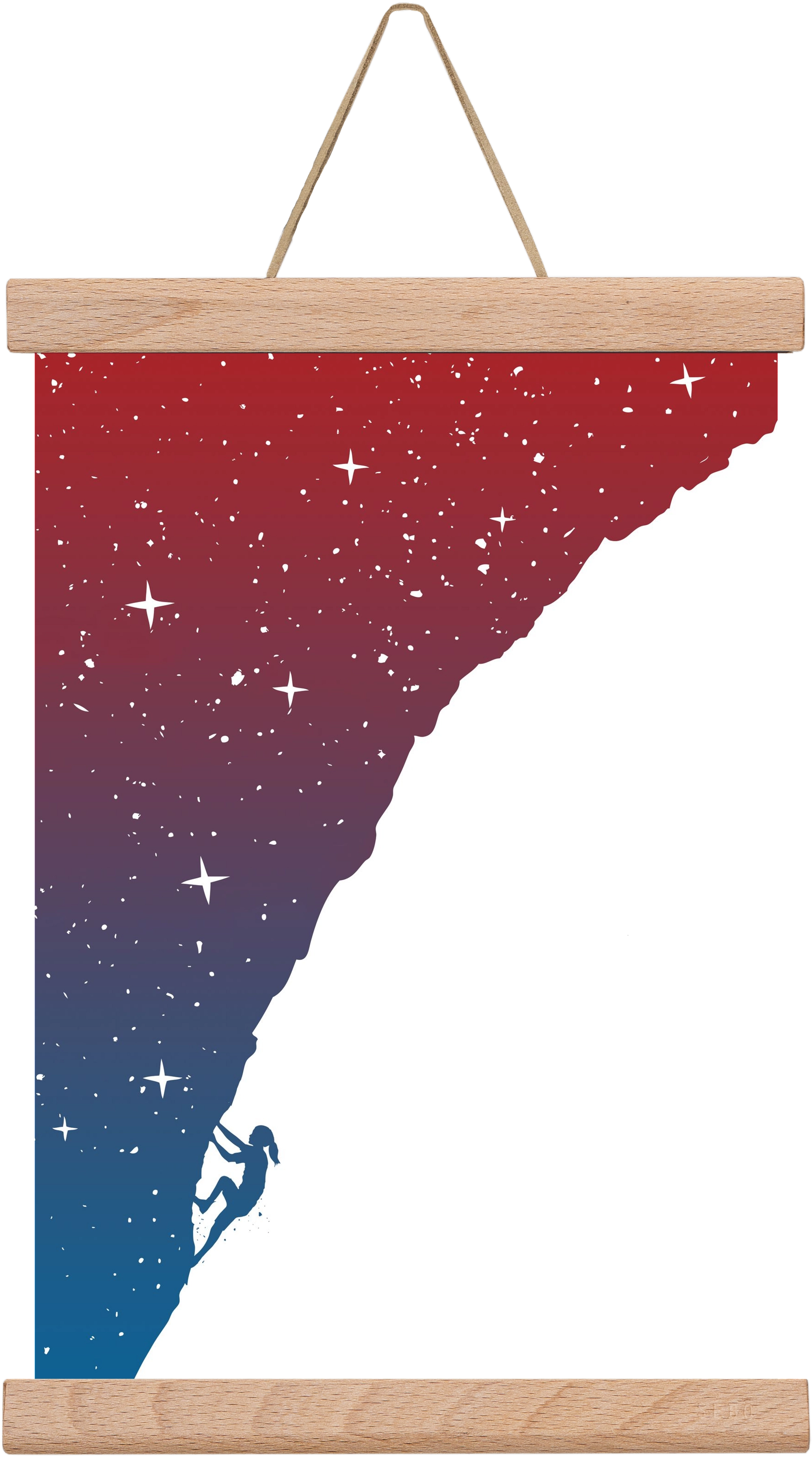 Night climbing, 20x30 cm (20x30 cm), Tölgy akasztó