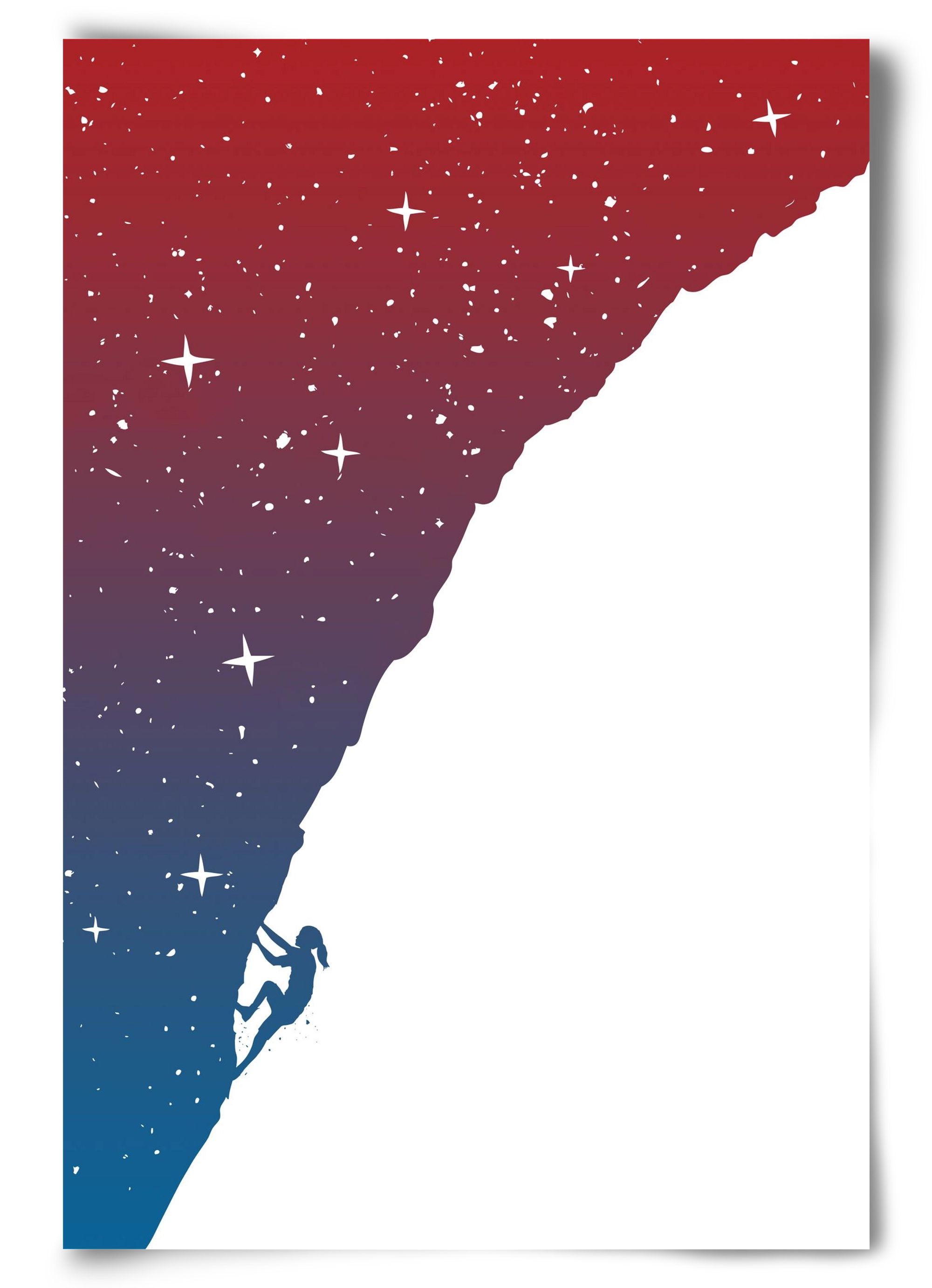 Night climbing, 60x90 cm, Keret nélkül