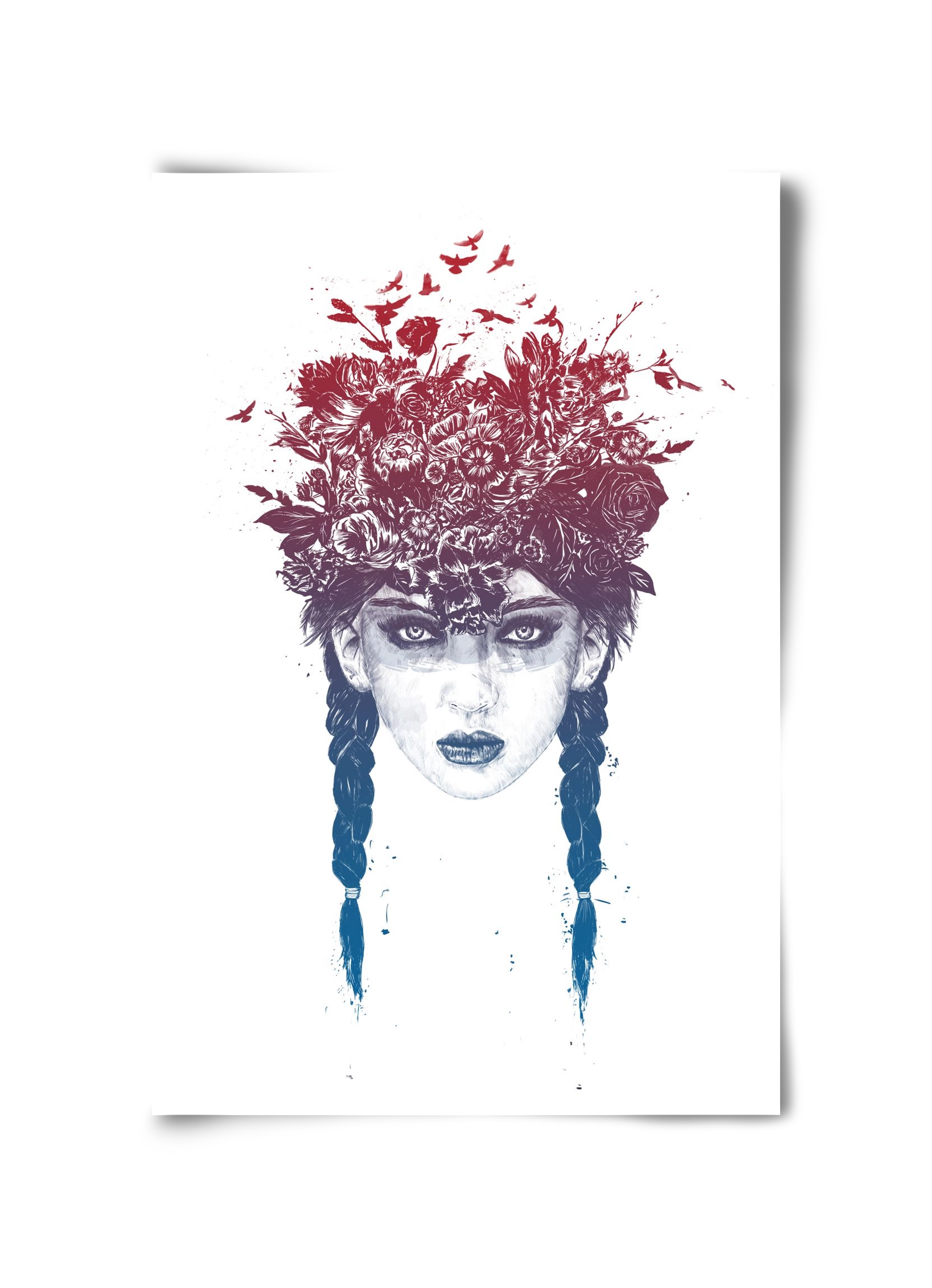 Summer Queen, 30x45 cm, Keret nélkül