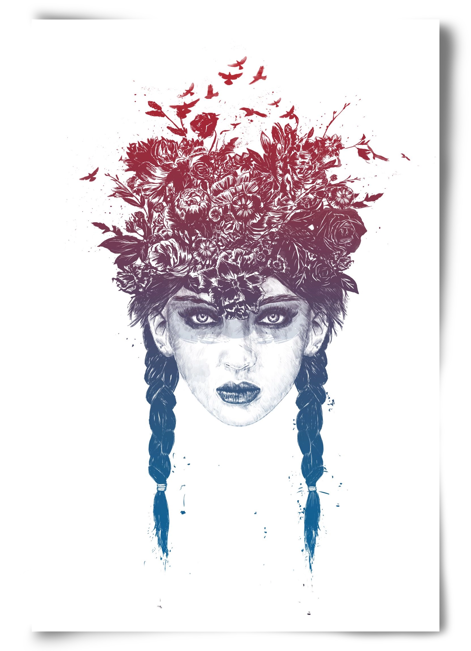 Summer Queen, 60x90 cm, Keret nélkül