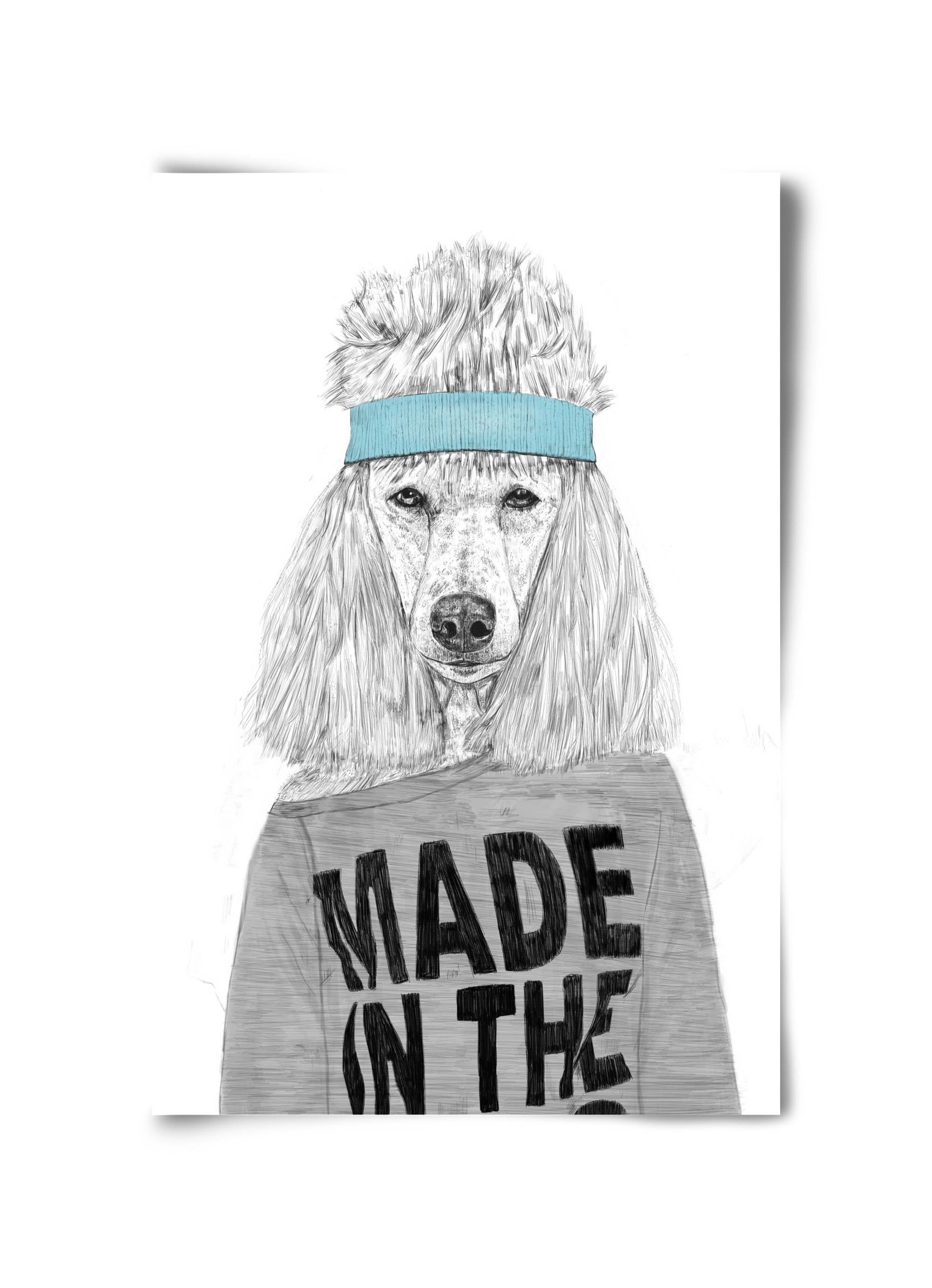 80's bitch, 30x45 cm, Keret nélkül