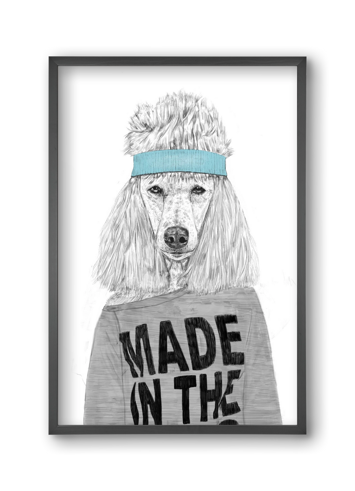 80's bitch, 30x45 cm (30x45 cm), Fekete keret