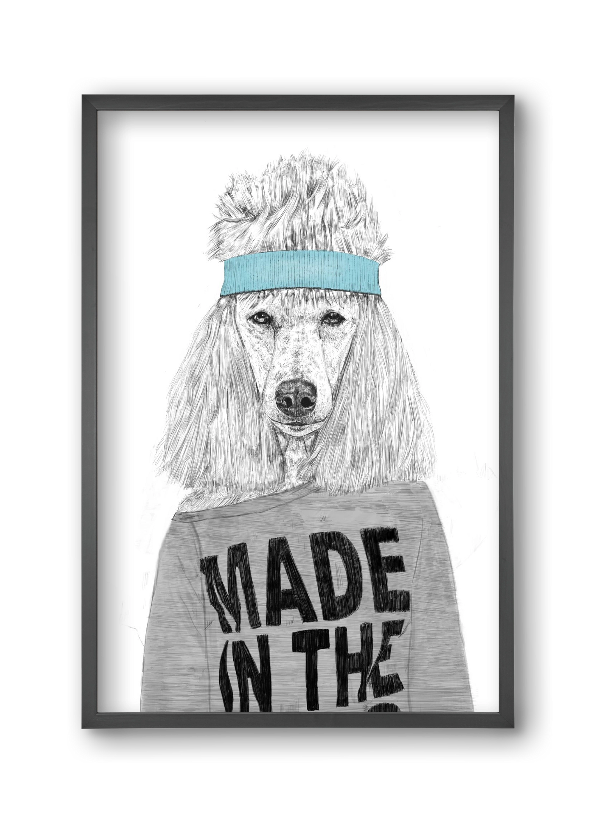 80's bitch, 30x45 cm (30x45 cm), Fekete keret