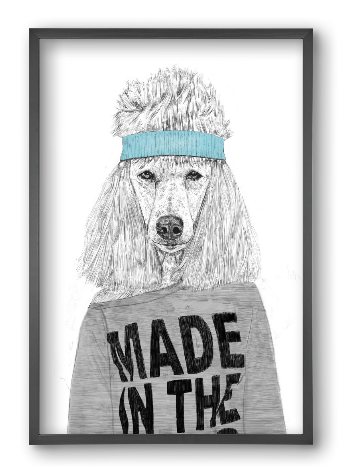 80's bitch, 40x60 cm (40x60 cm), Fekete keret