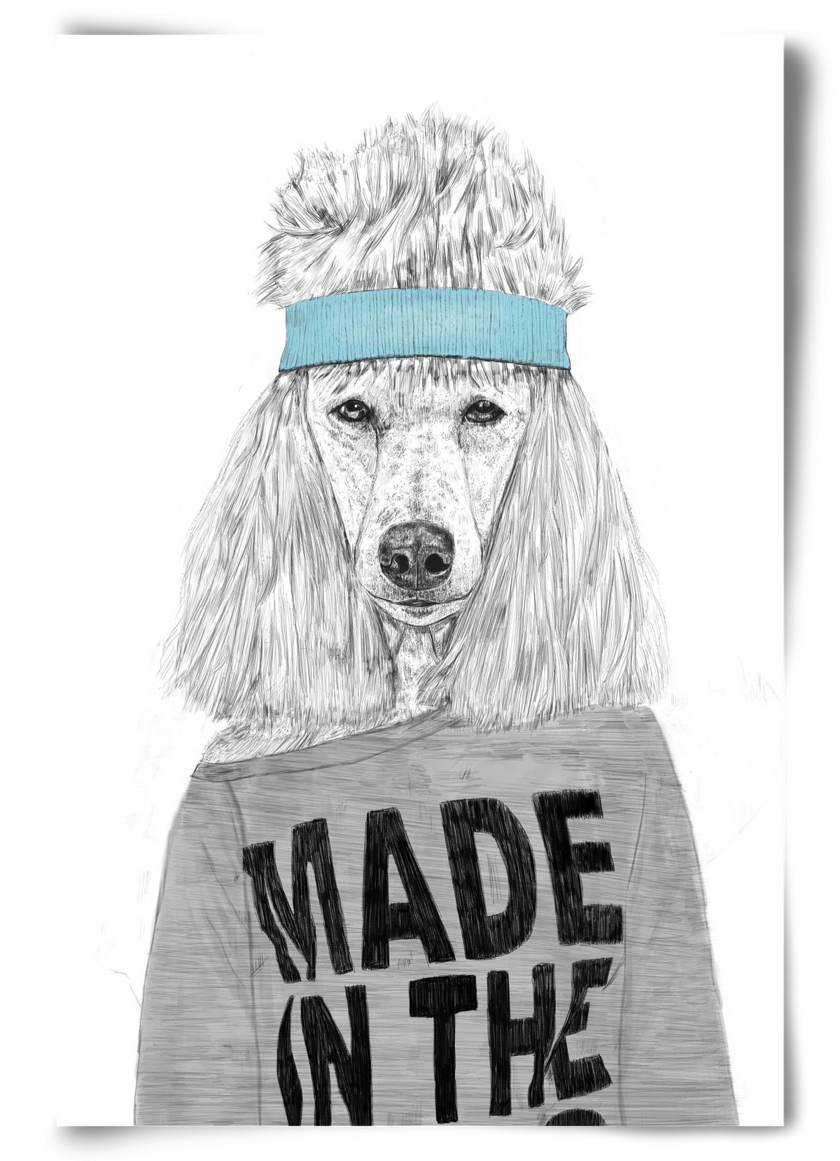 80's bitch, 60x90 cm, Keret nélkül