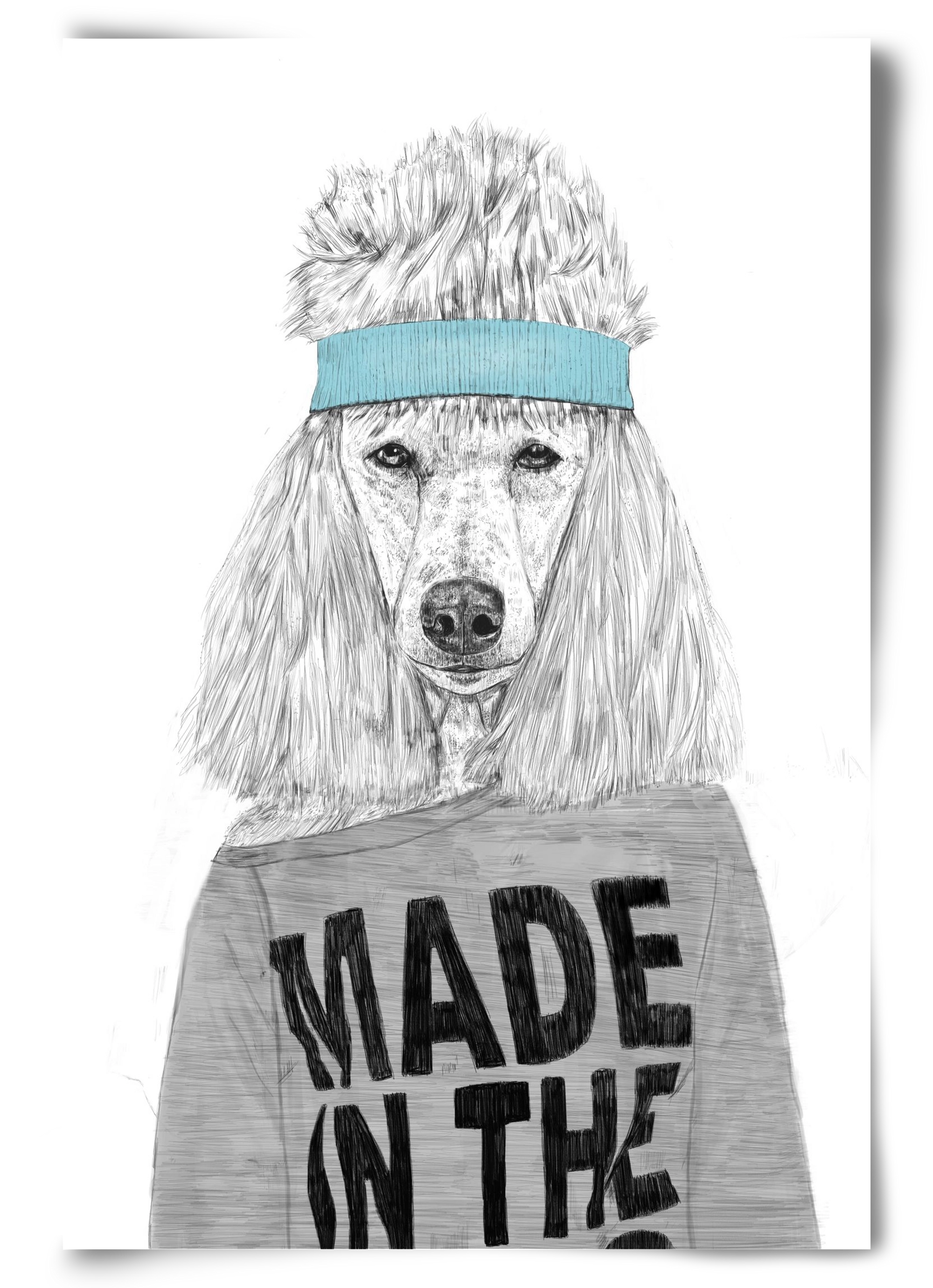 80's bitch, 60x90 cm, Keret nélkül