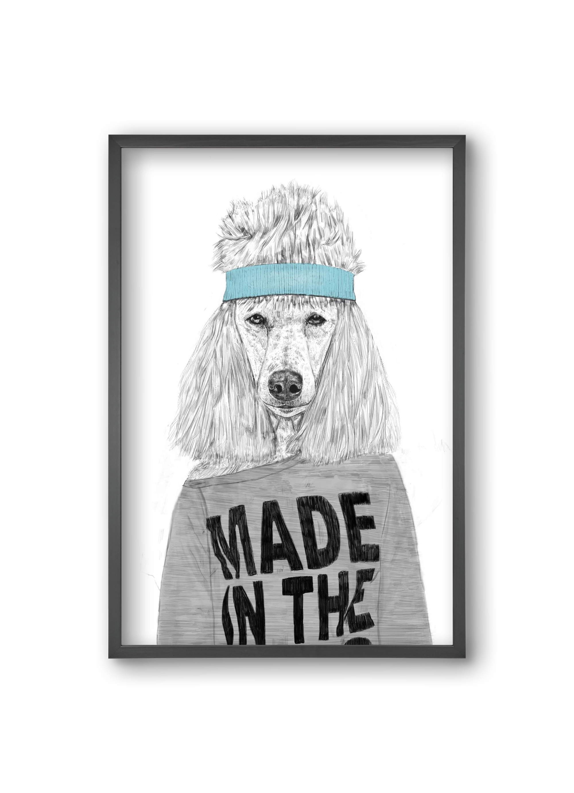 80's bitch, 20x30 cm (20x30 cm), Fekete keret