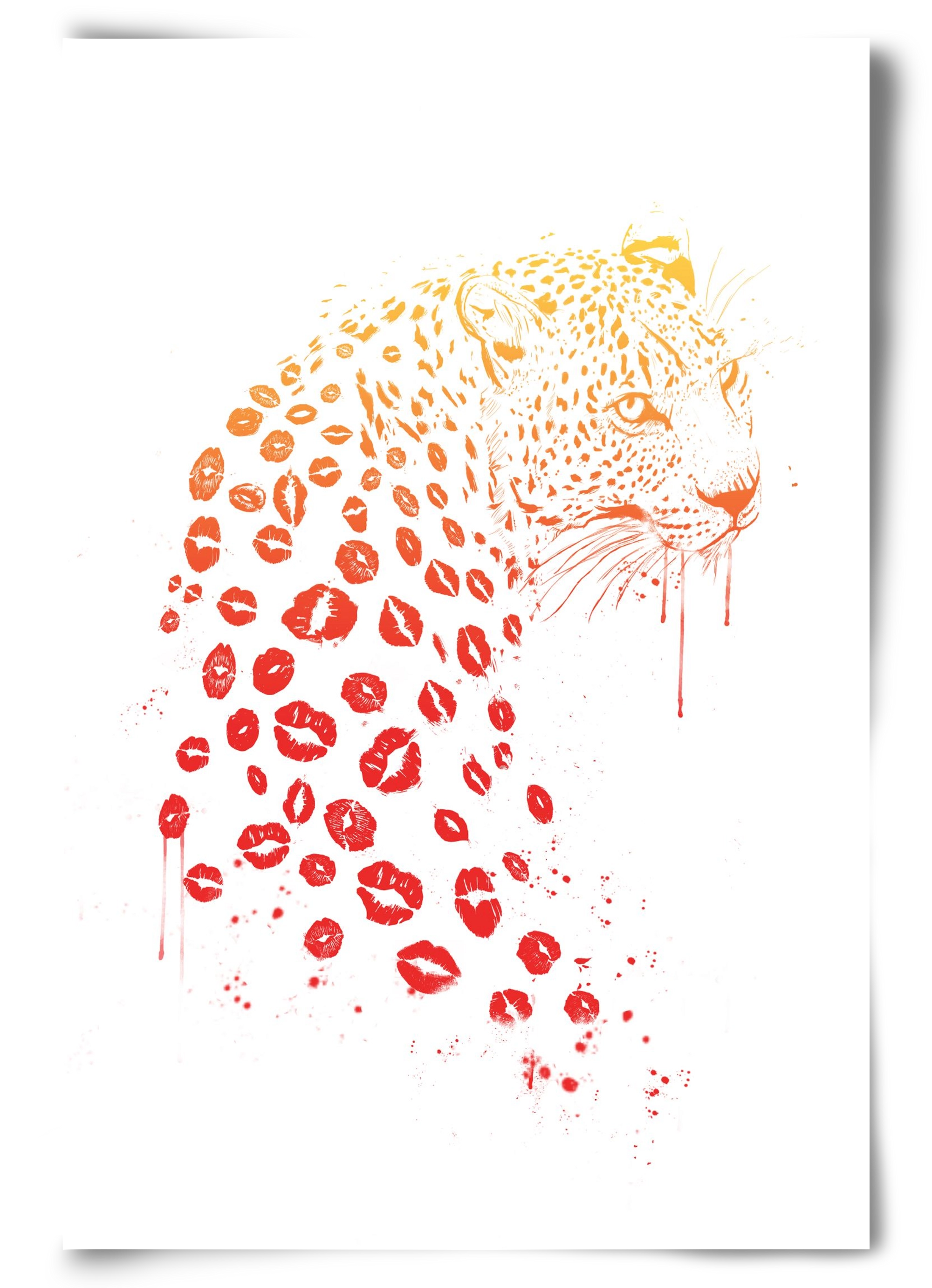 Kiss me, 60x90 cm, Keret nélkül