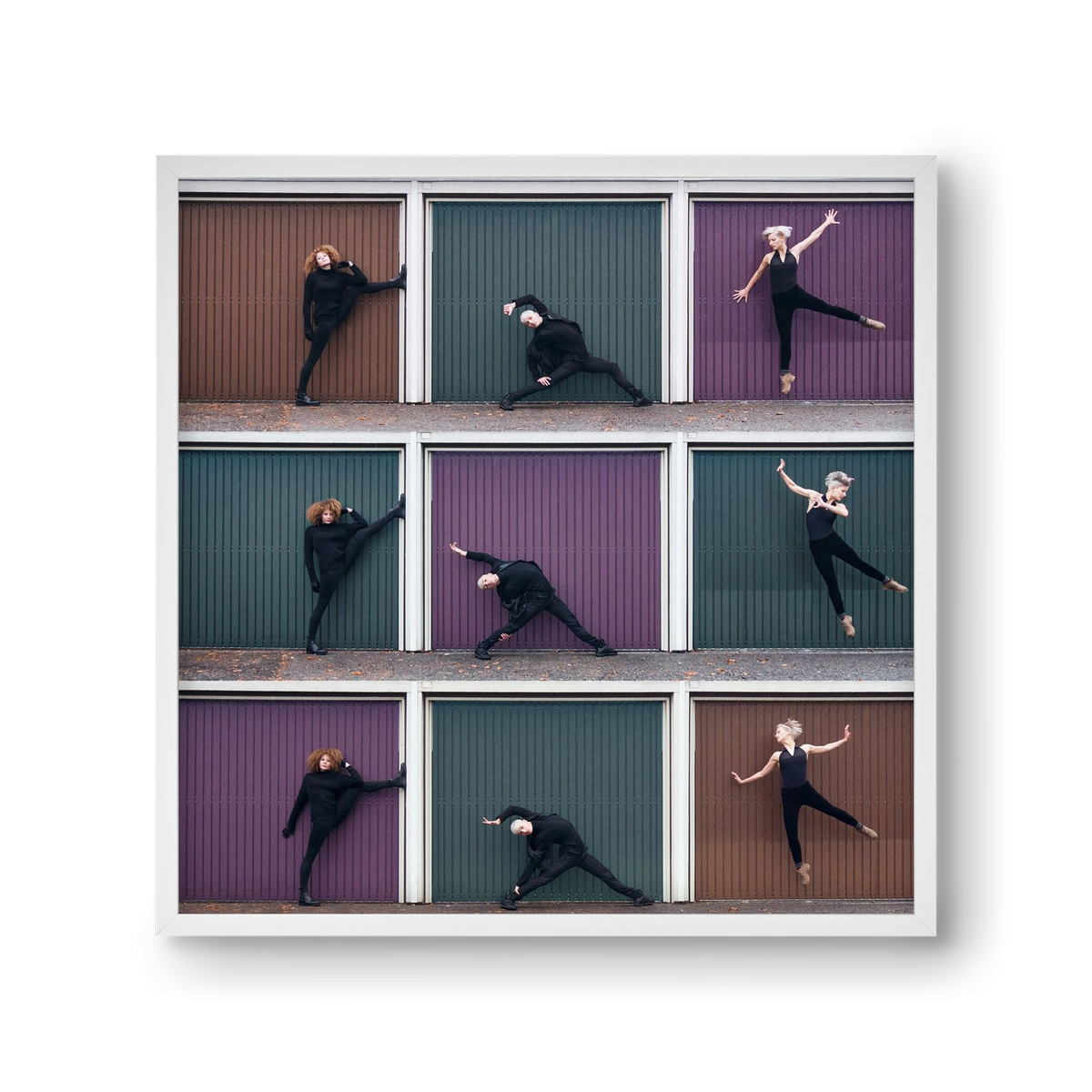 Tic-Tac-Toe, 30x30 cm (30x30 cm), Fehér keret