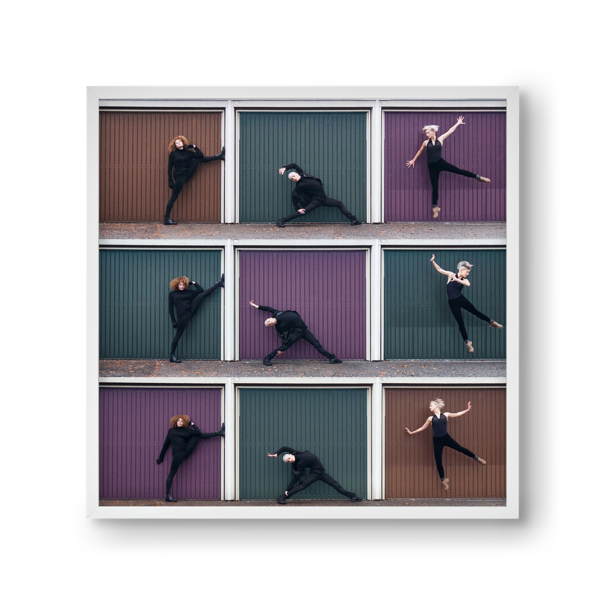 Tic-Tac-Toe, 30x30 cm (30x30 cm), Fehér keret