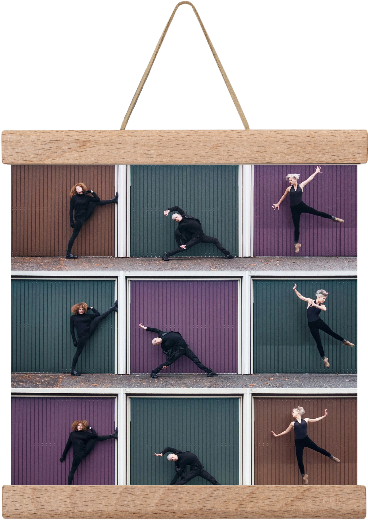 Tic-Tac-Toe, 20x20 cm (20x20 cm), Tölgy akasztó