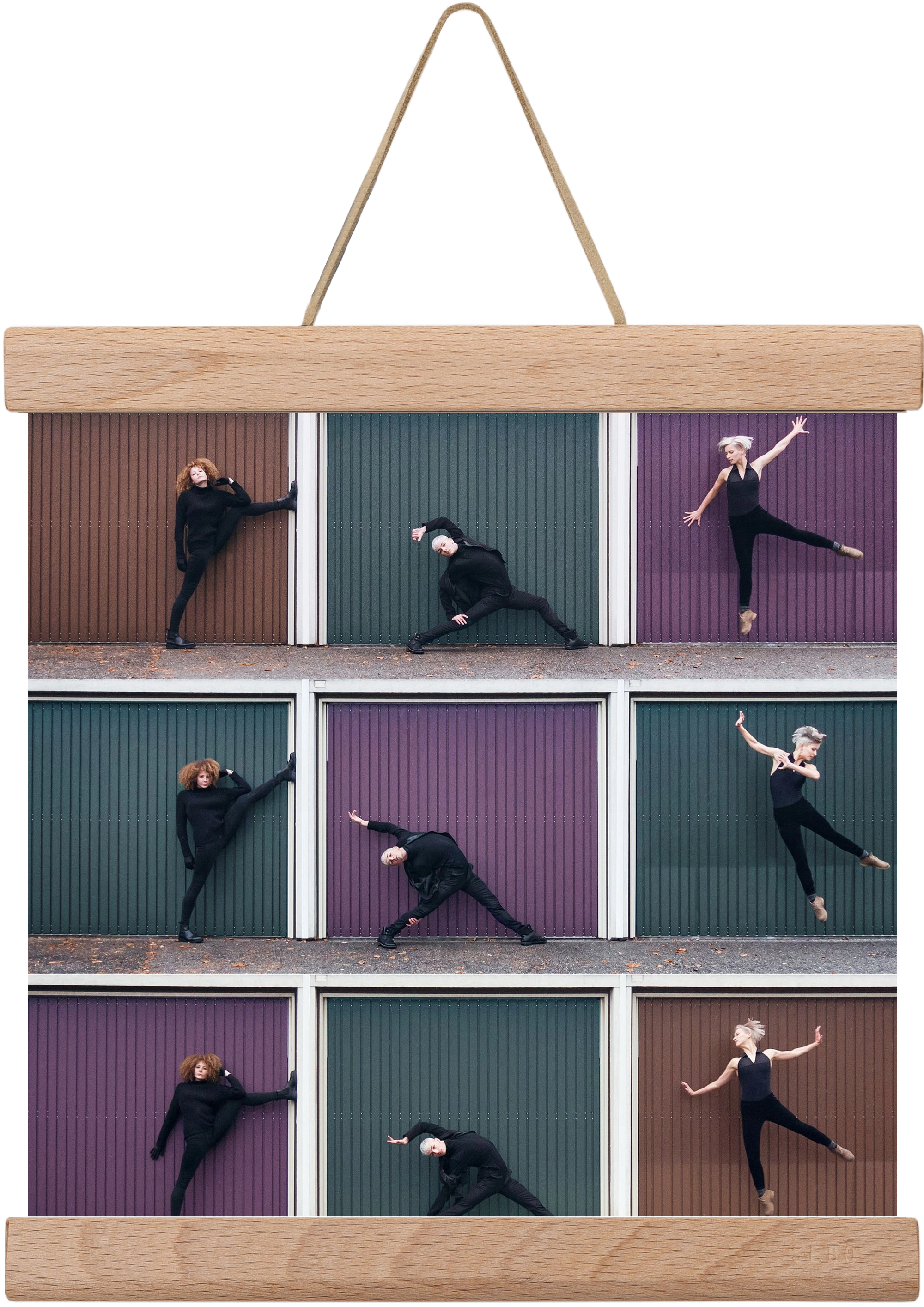 Tic-Tac-Toe, 20x20 cm (20x20 cm), Tölgy akasztó