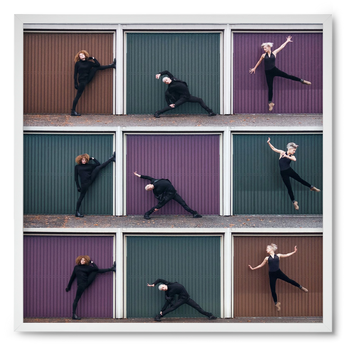 Tic-Tac-Toe, 50x50 cm (50x50 cm), Fehér keret