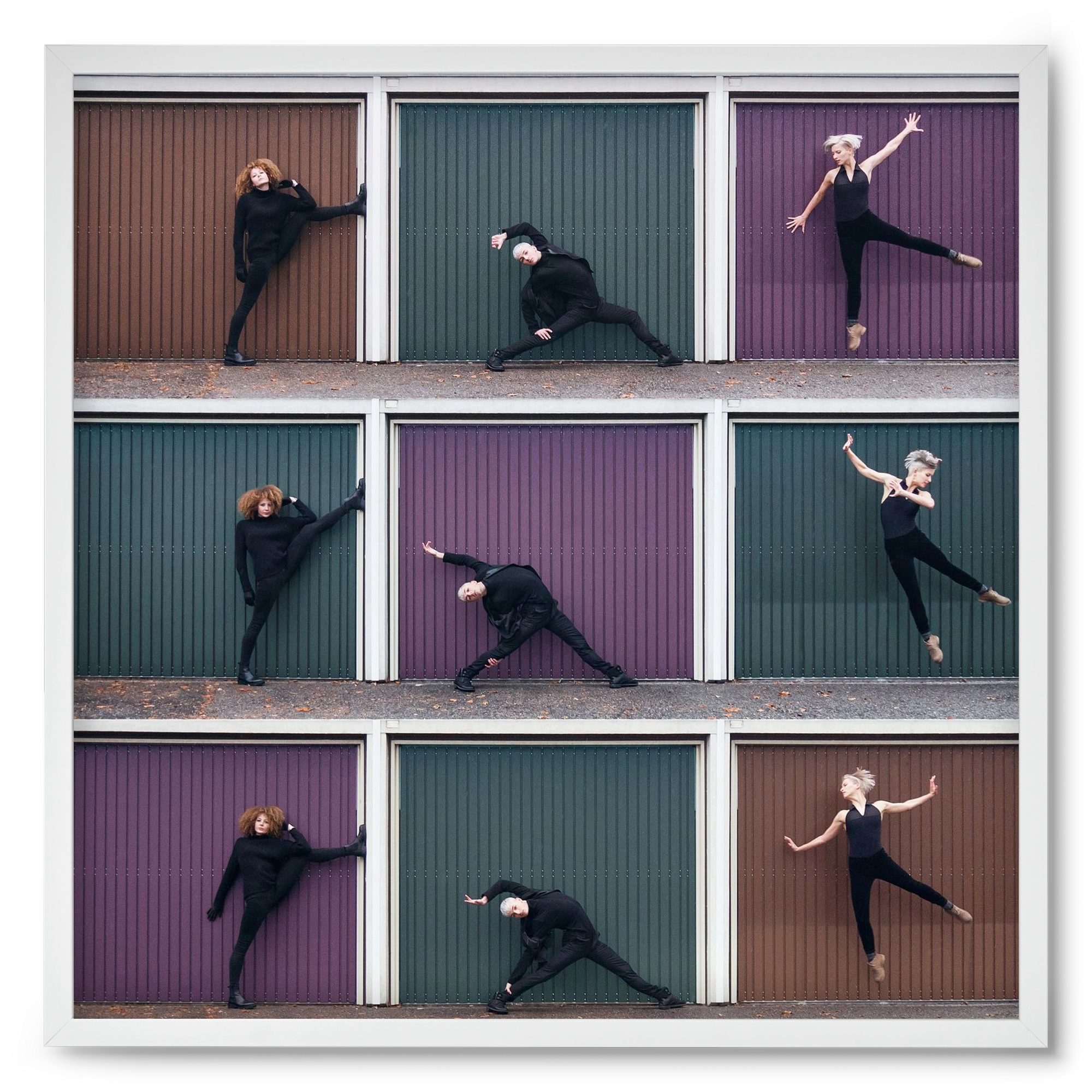 Tic-Tac-Toe, 50x50 cm (50x50 cm), Fehér keret