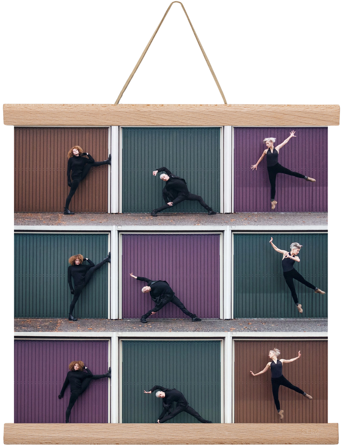 Tic-Tac-Toe, 30x30 cm (30x30 cm), Tölgy akasztó