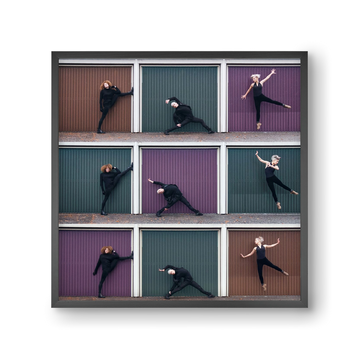 Tic-Tac-Toe, 30x30 cm (30x30 cm), Fekete keret