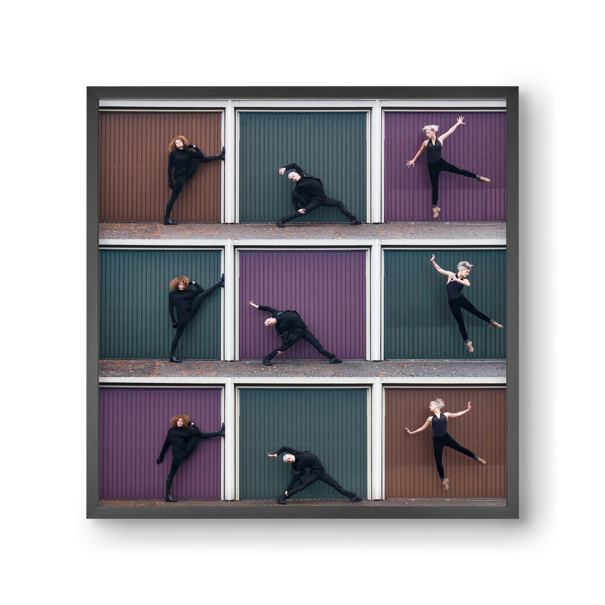 Tic-Tac-Toe, 30x30 cm (30x30 cm), Fekete keret