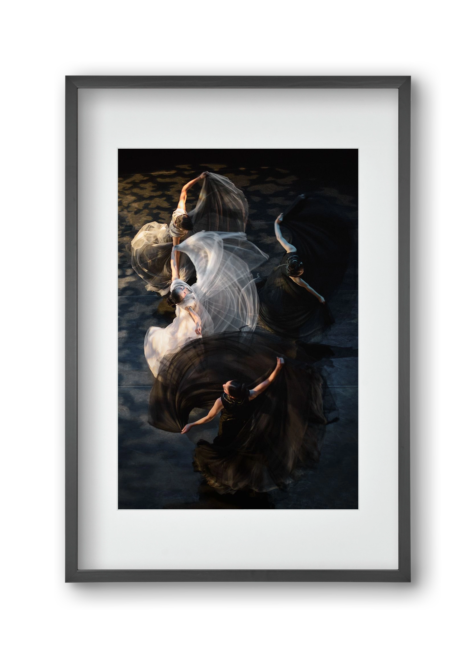 harmony, 30x45 cm (20x30 cm), Fekete keret, paszpartuval