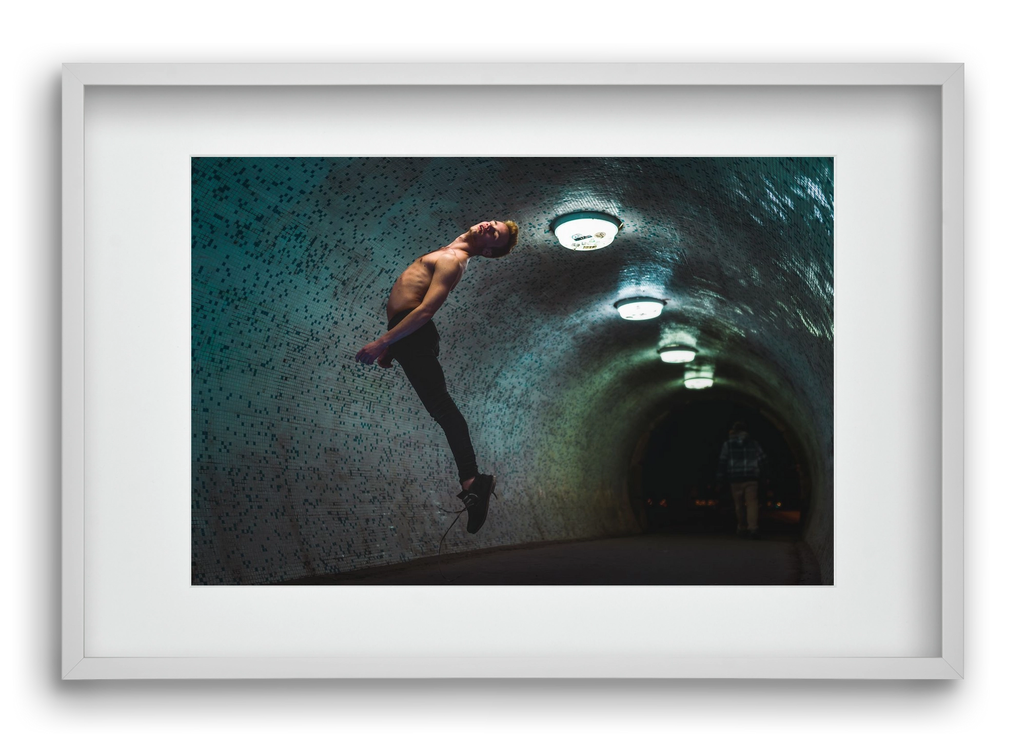 levity, 60x40 cm (45x30 cm), Fehér keret, paszpartuval