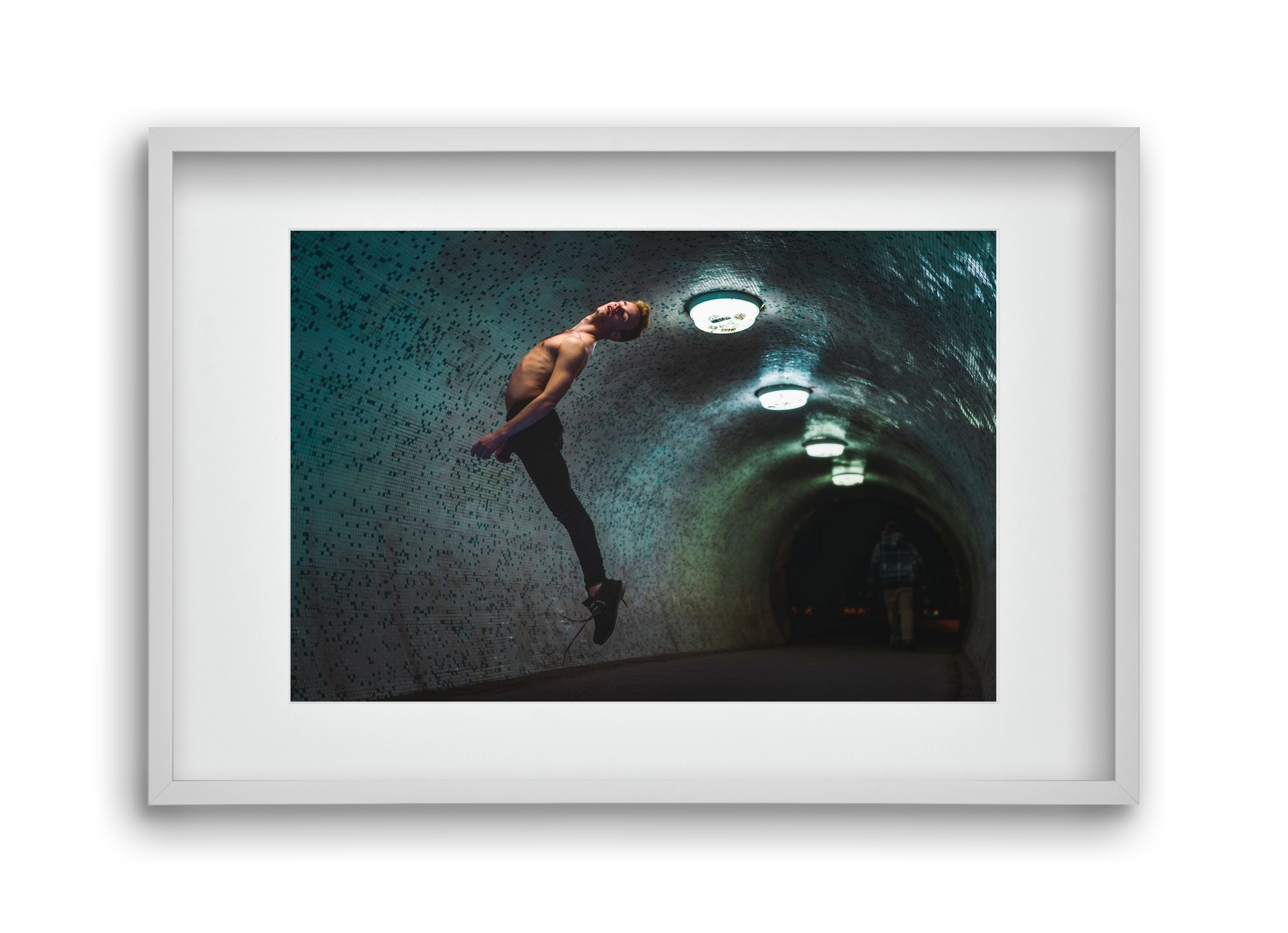 levity, 45x30 cm (30x20 cm), Fehér keret, paszpartuval