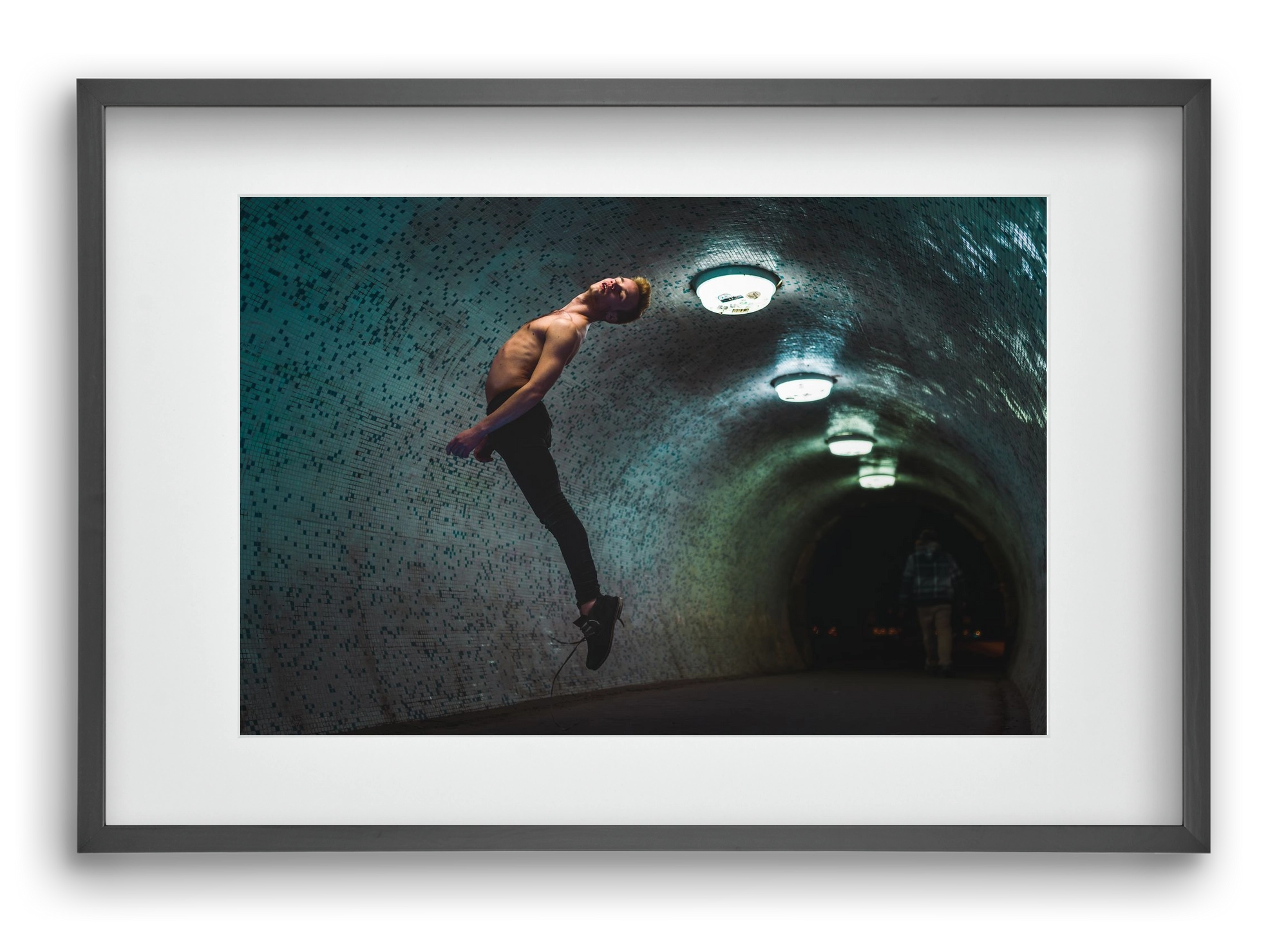 levity, 60x40 cm (45x30 cm), Fekete keret, paszpartuval