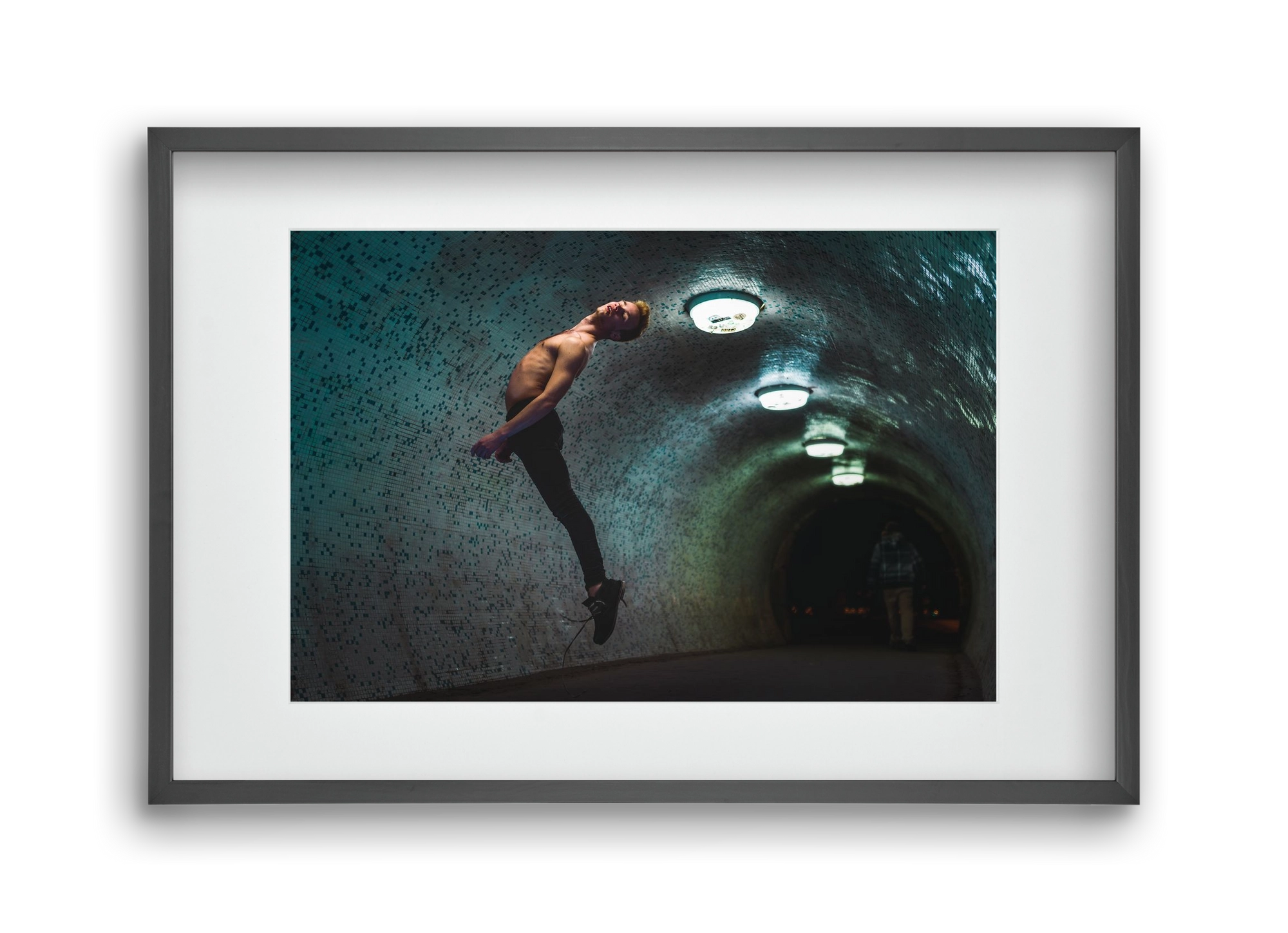 levity, 45x30 cm (30x20 cm), Fekete keret, paszpartuval